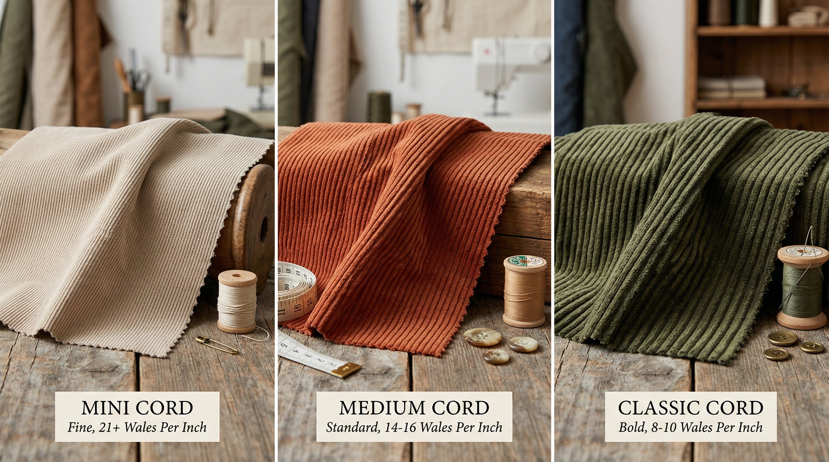 Corduroy fabric styles