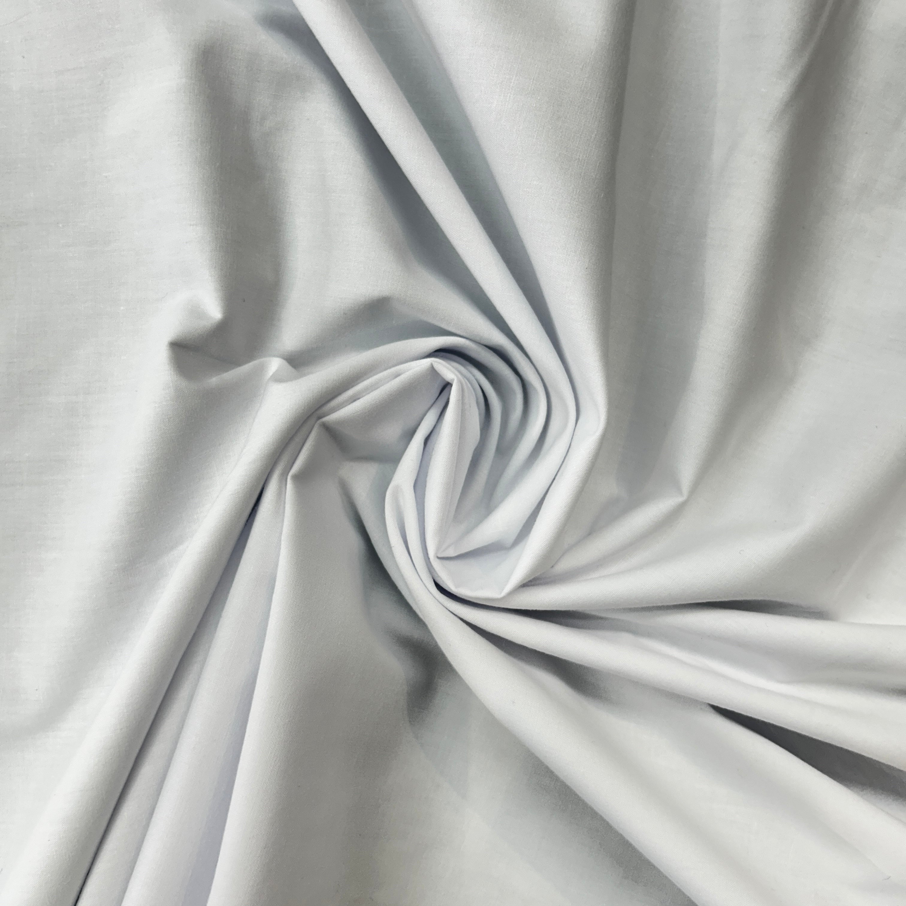 Close-up of gray fabric with folds