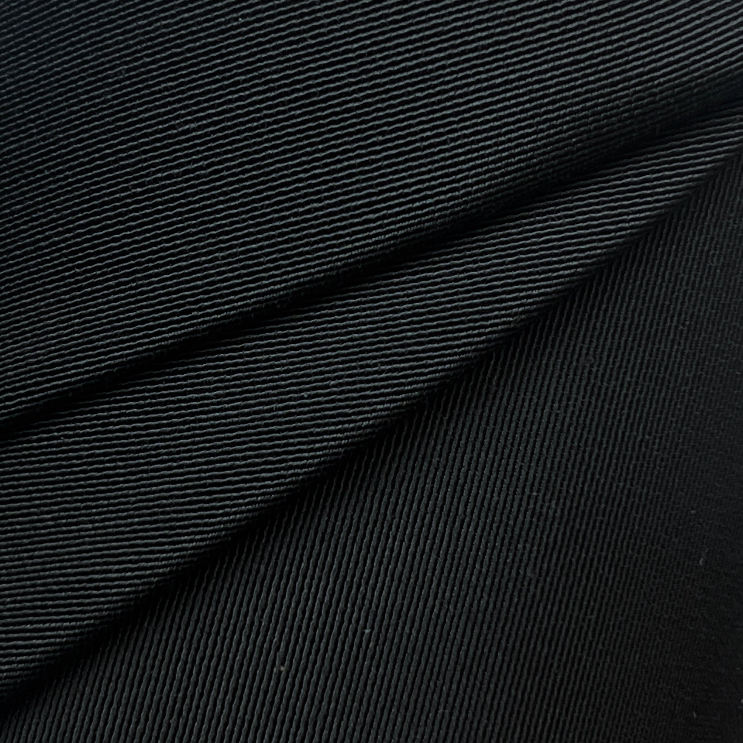 Close-up of black fabric with a subtle pattern