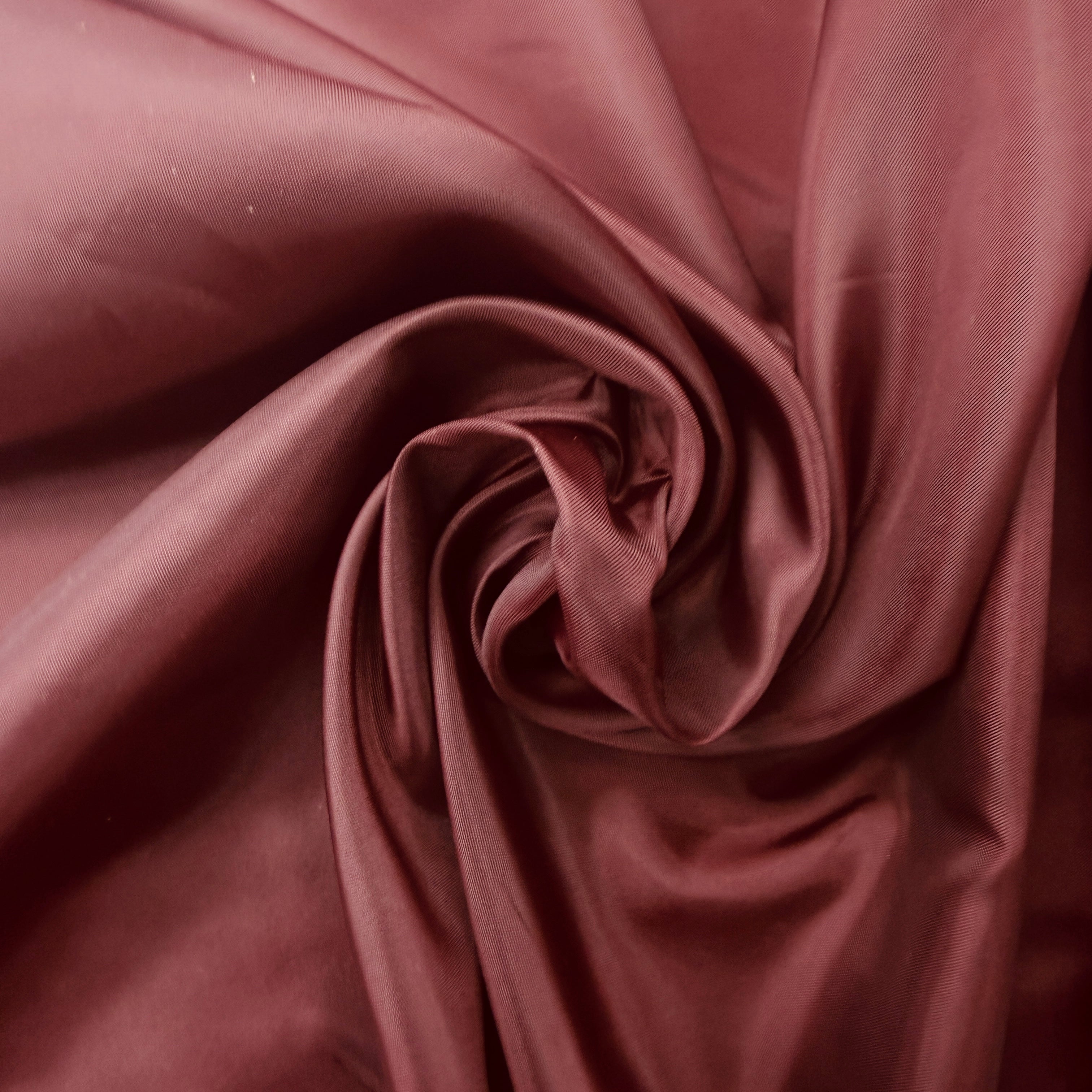 Black & Burgundy Polyester Lining Textile for Sewing | SALEXM430 - 431