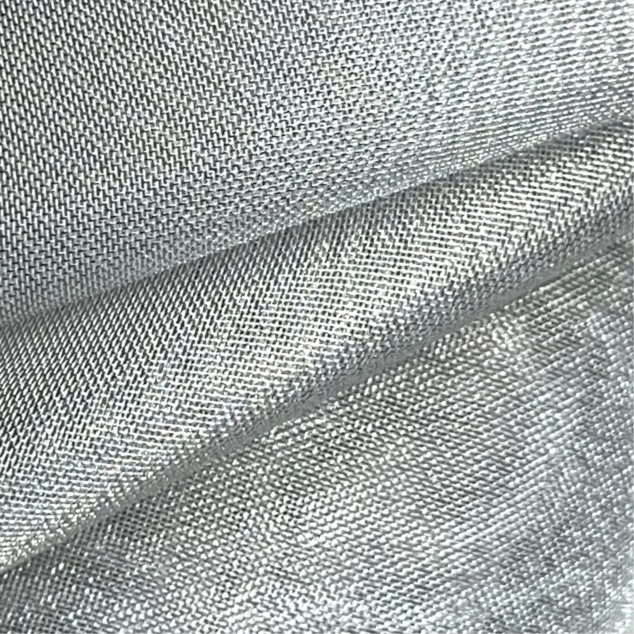 Metallic Organza Sheer Fabric for Dresses | AE031 AI/20071
