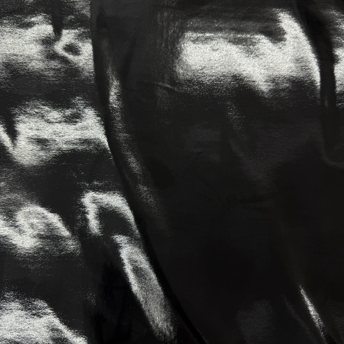 Plain PVC Polyester Black Fabric, 135cm Width | EMPA015-599CBLACK