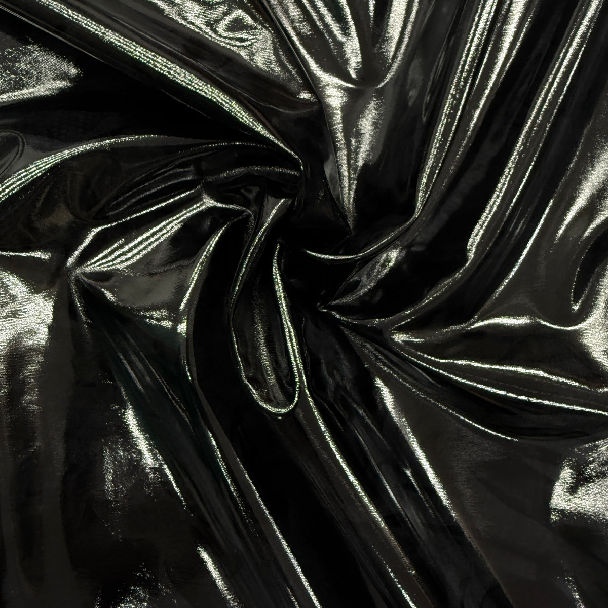 Plain PVC Polyester Black Fabric, 135cm Width | EMPA015-599CBLACK