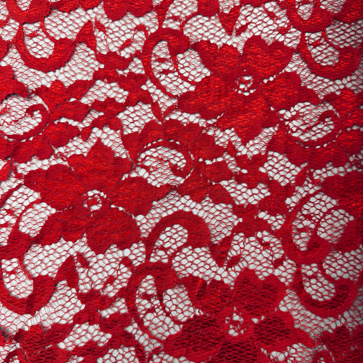 Floral Stretch Lace Fabric, 140cm Width for Dressmaking | SALEXMA