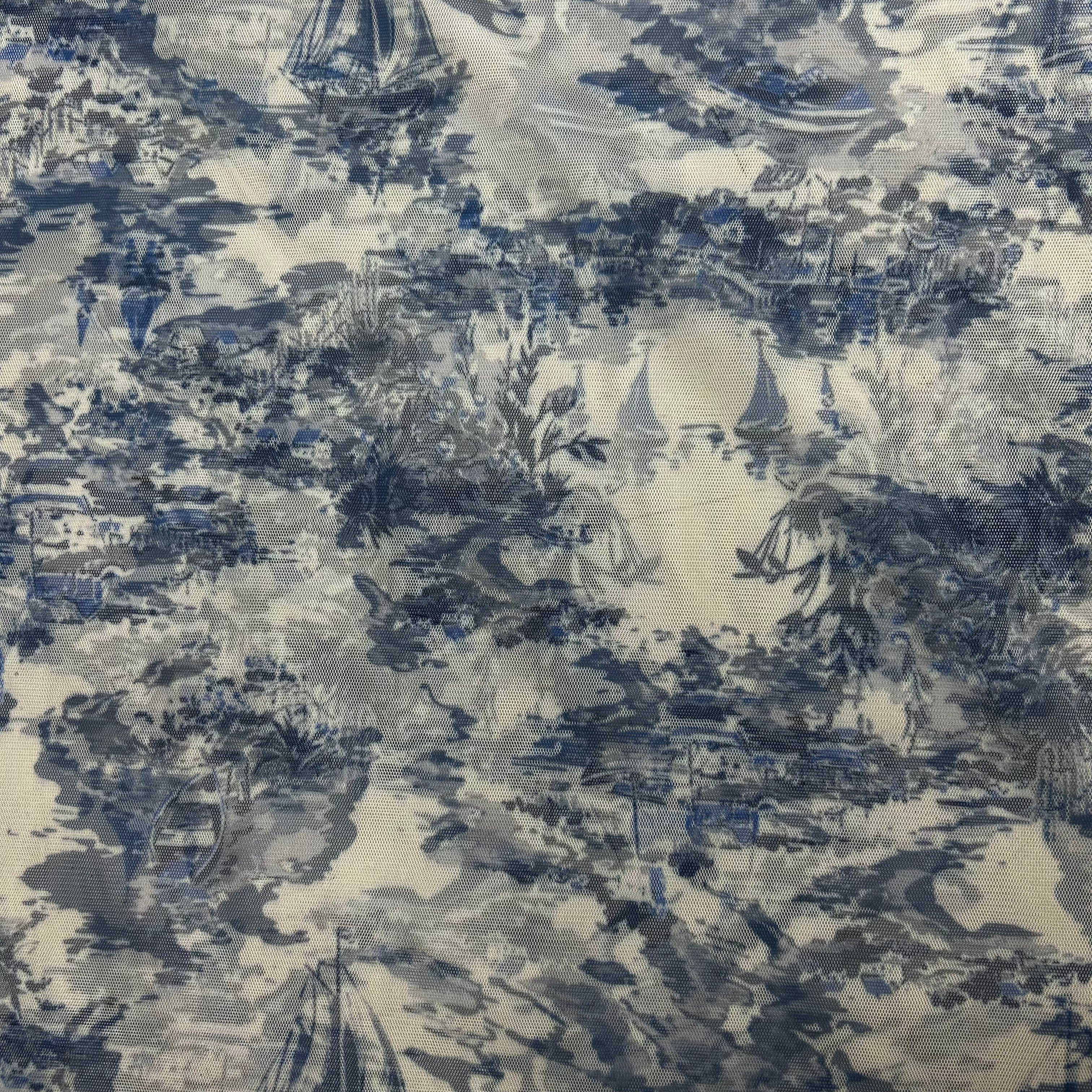 Printed Tulle 100% Polyester |SALEXML048
