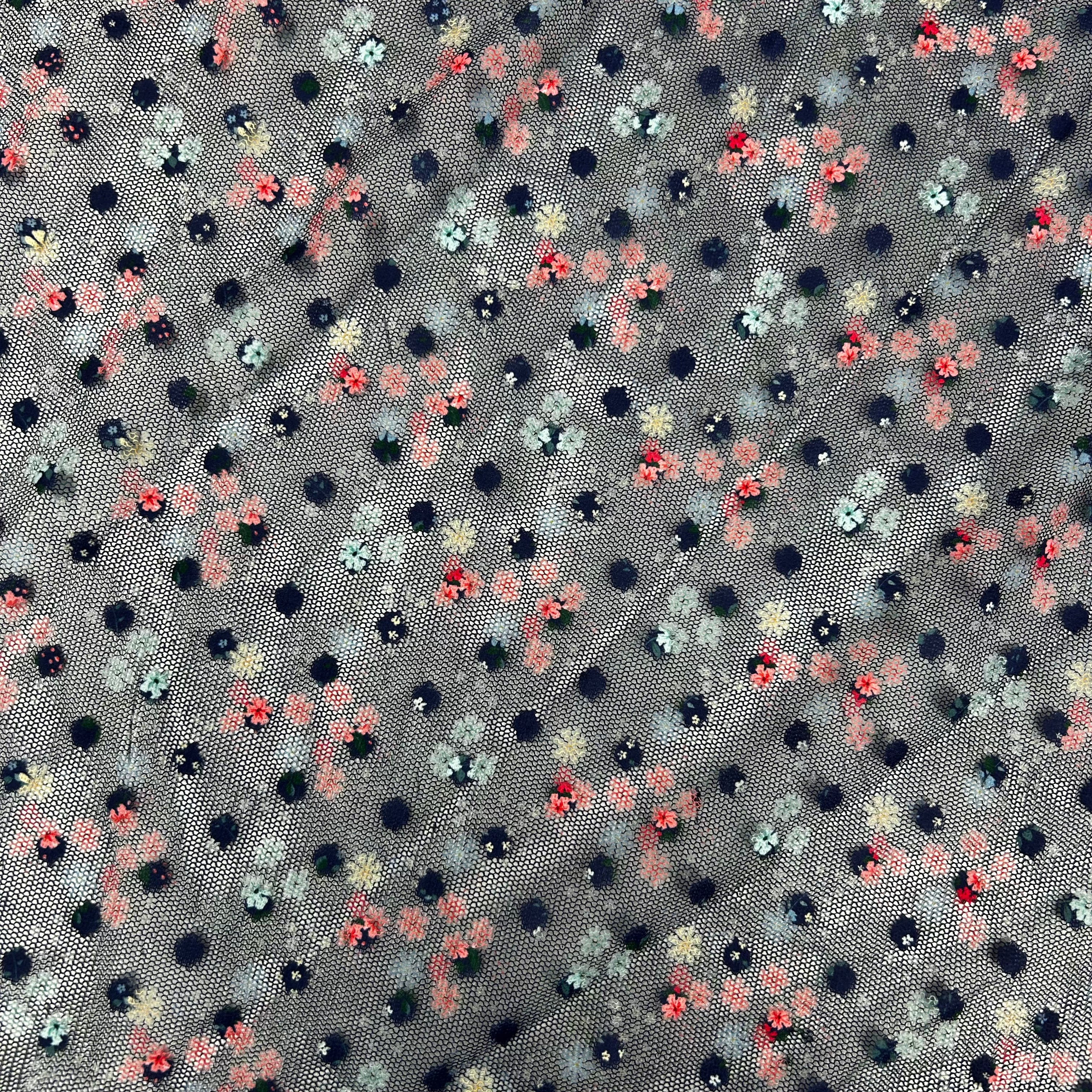 Printed Tulle 100% Polyester | SALEXML054