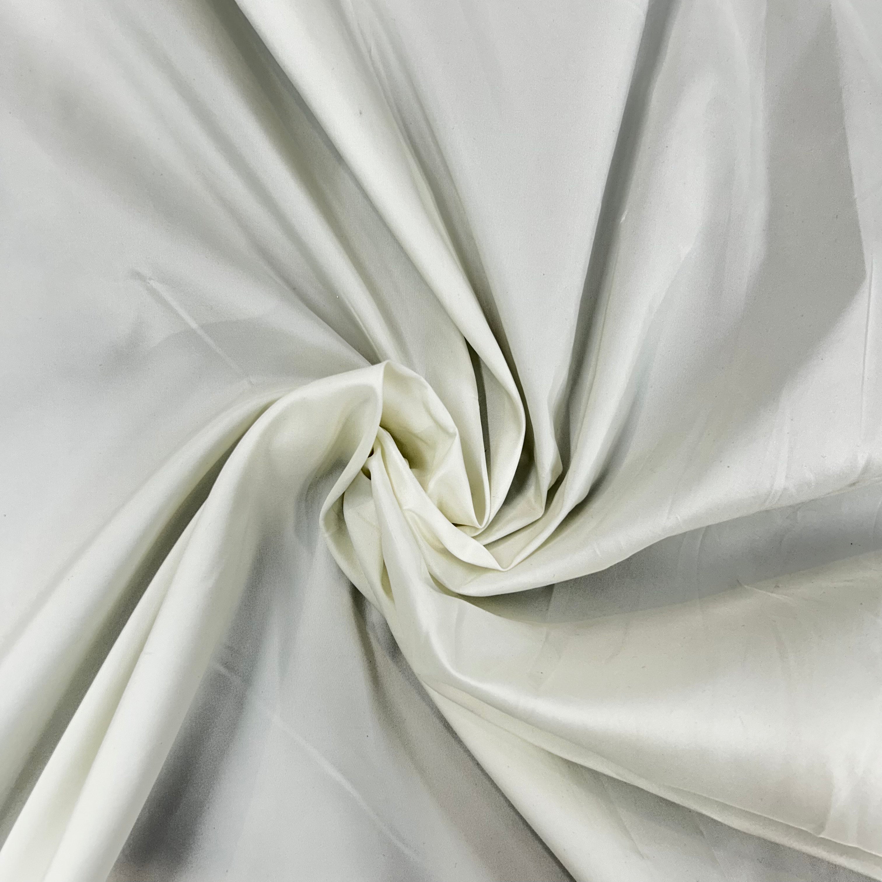 White Polyester Taffeta | SALEXML061