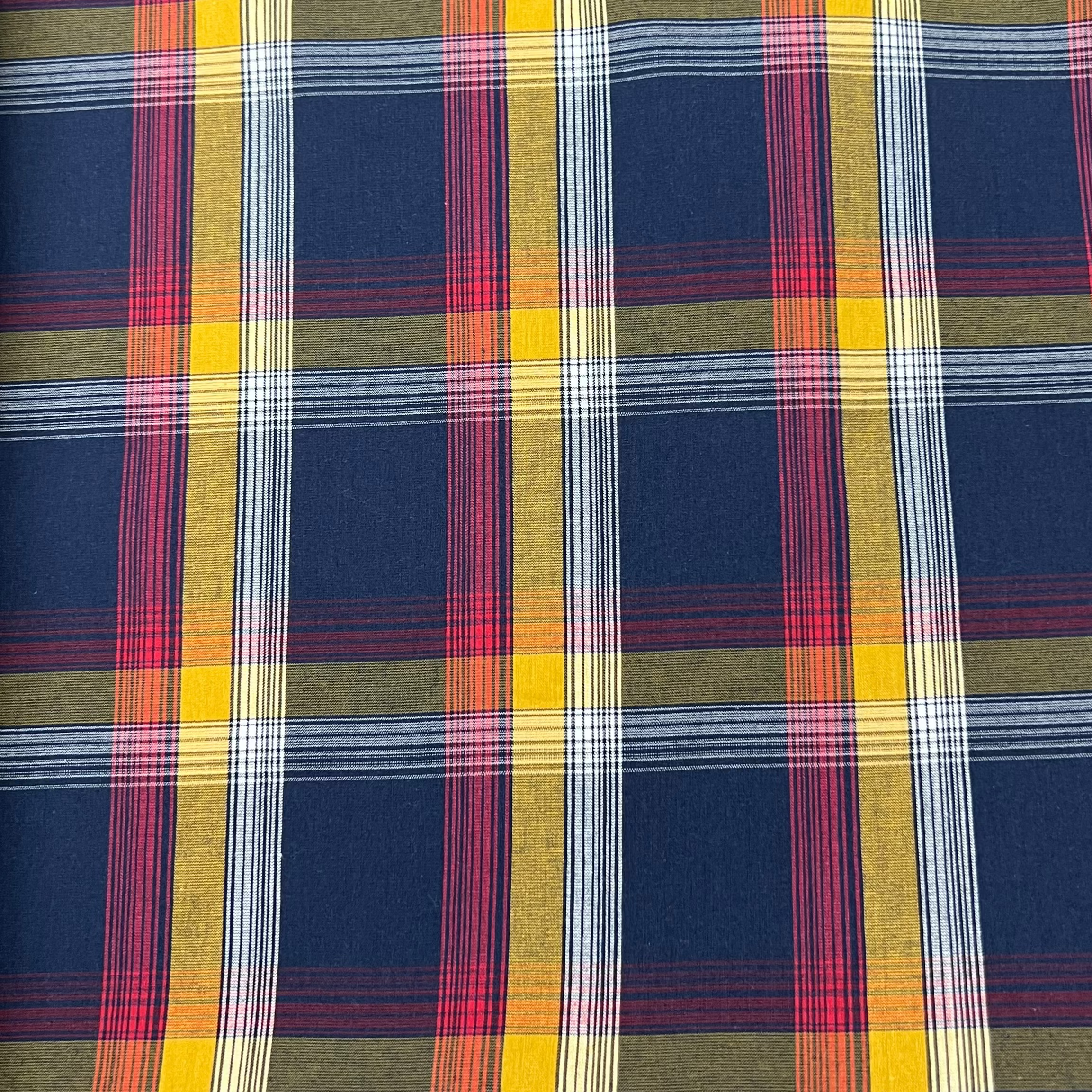 Checkered Cotton Fabric RX116