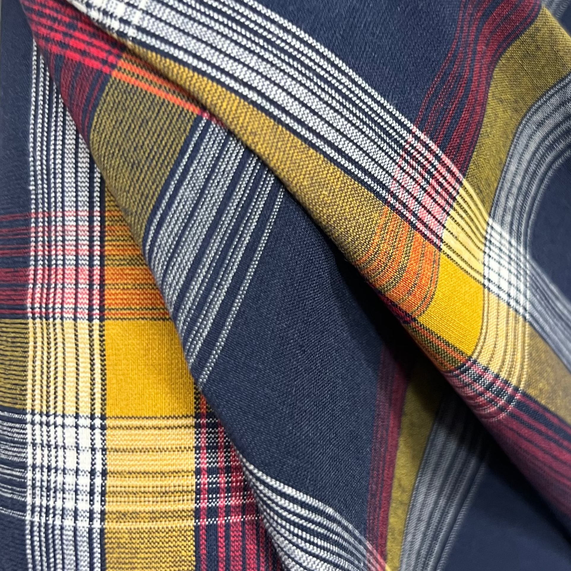 Checkered Cotton Fabric RX116