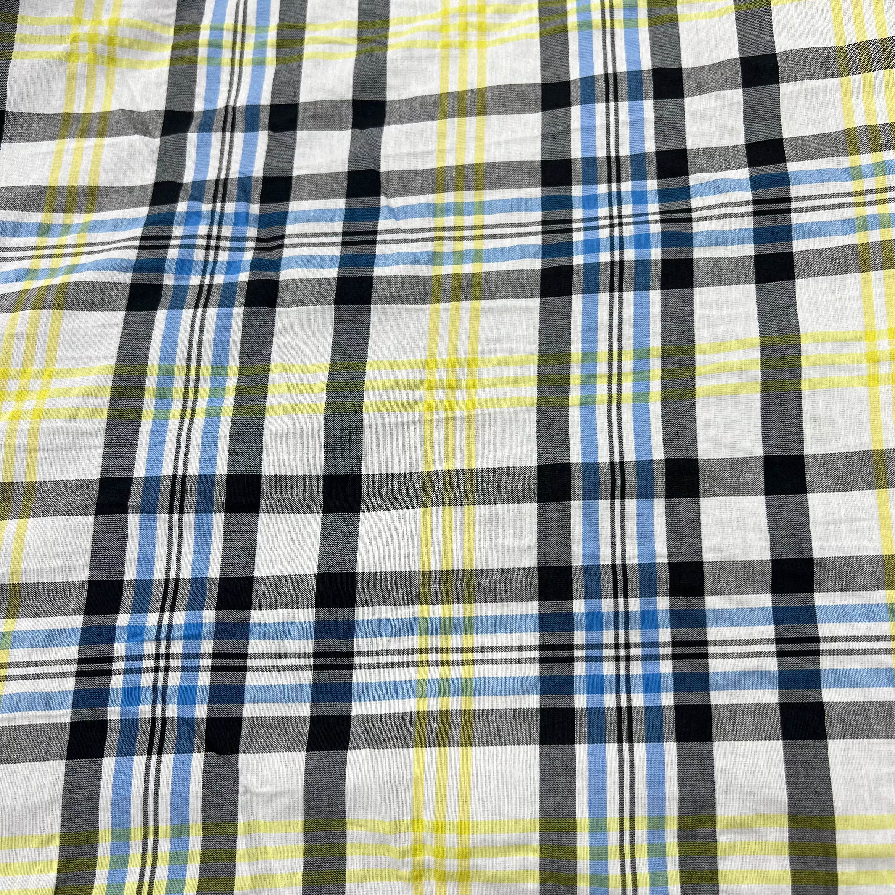 Checkered Cotton Fabric RX119