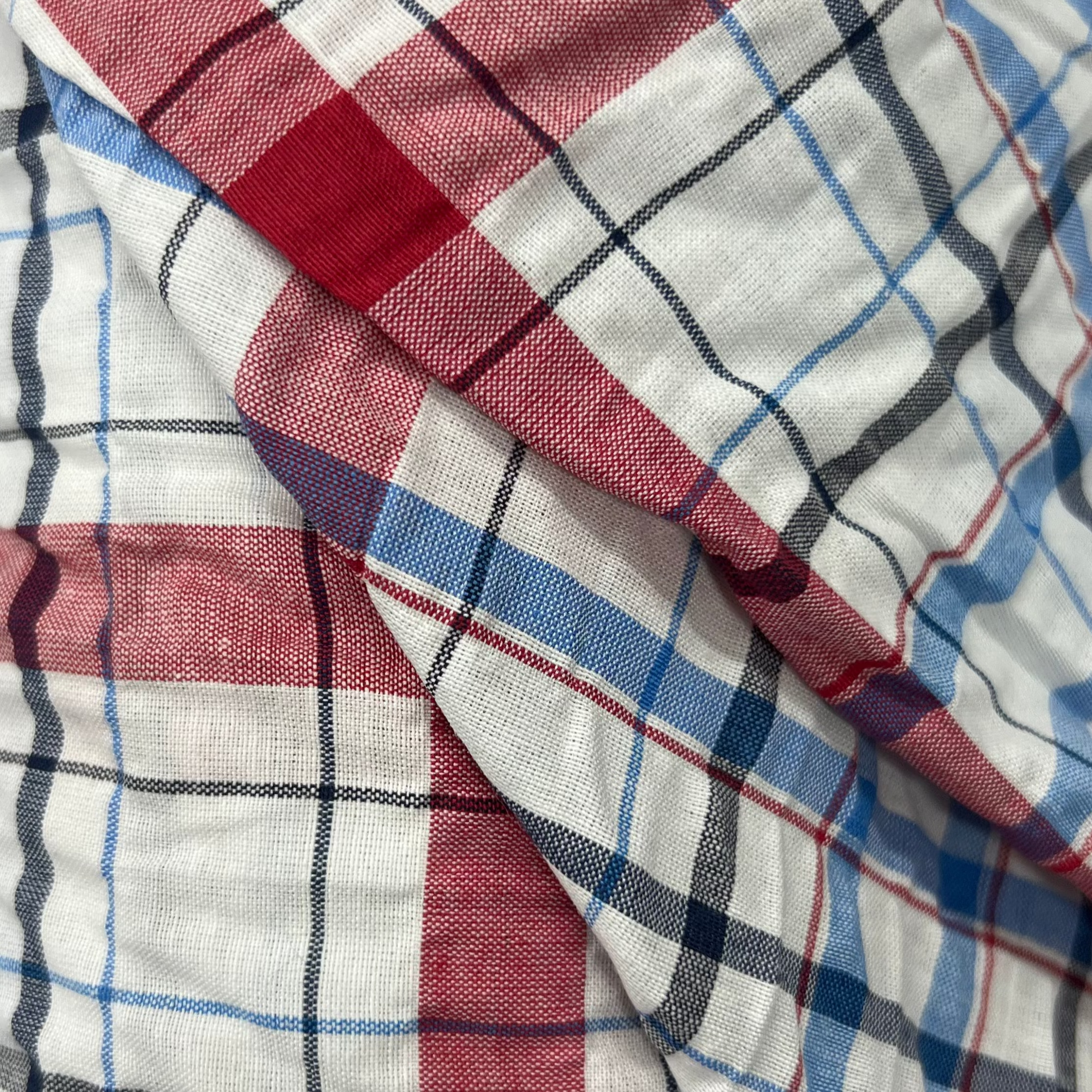 Checkered Cotton Fabric RX128