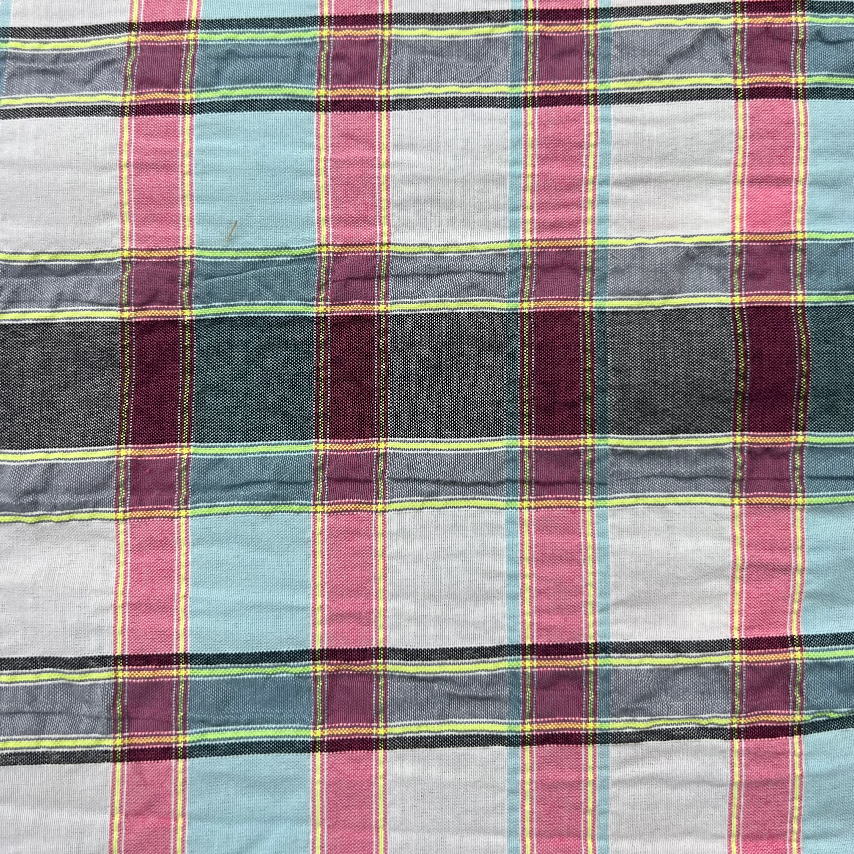 Checkered Cotton Fabric RX137
