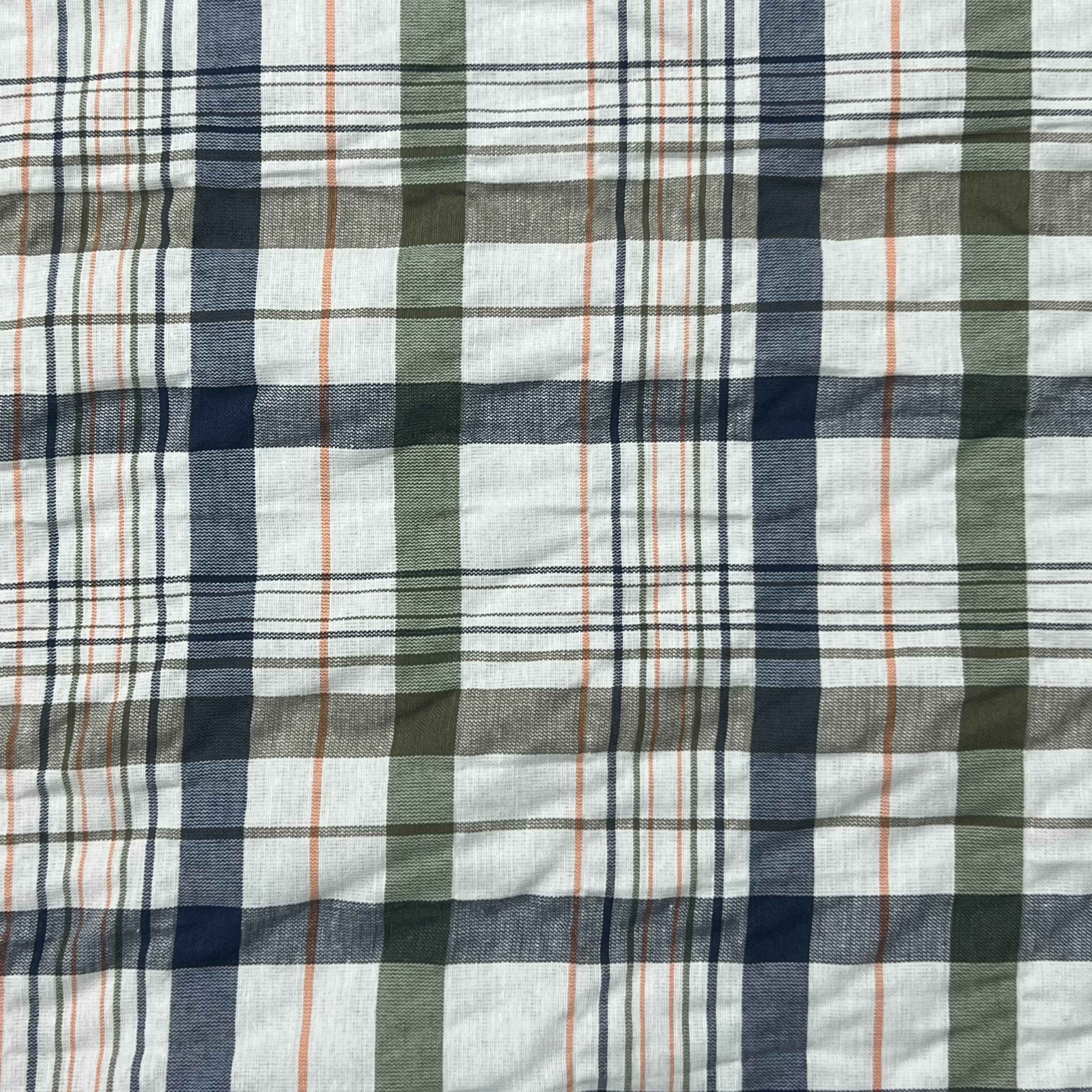 Checkered Cotton Fabric RX149