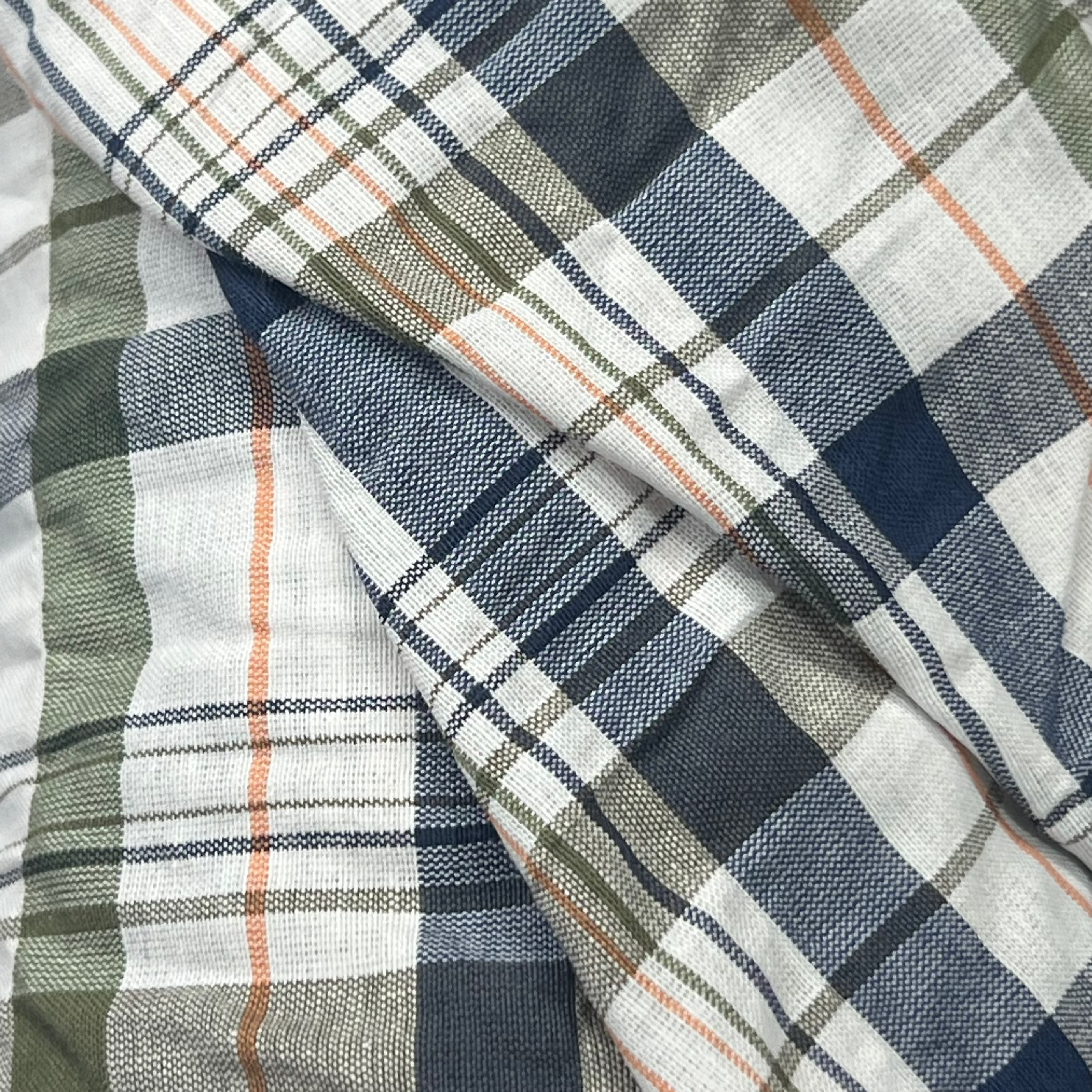 Checkered Cotton Fabric RX149