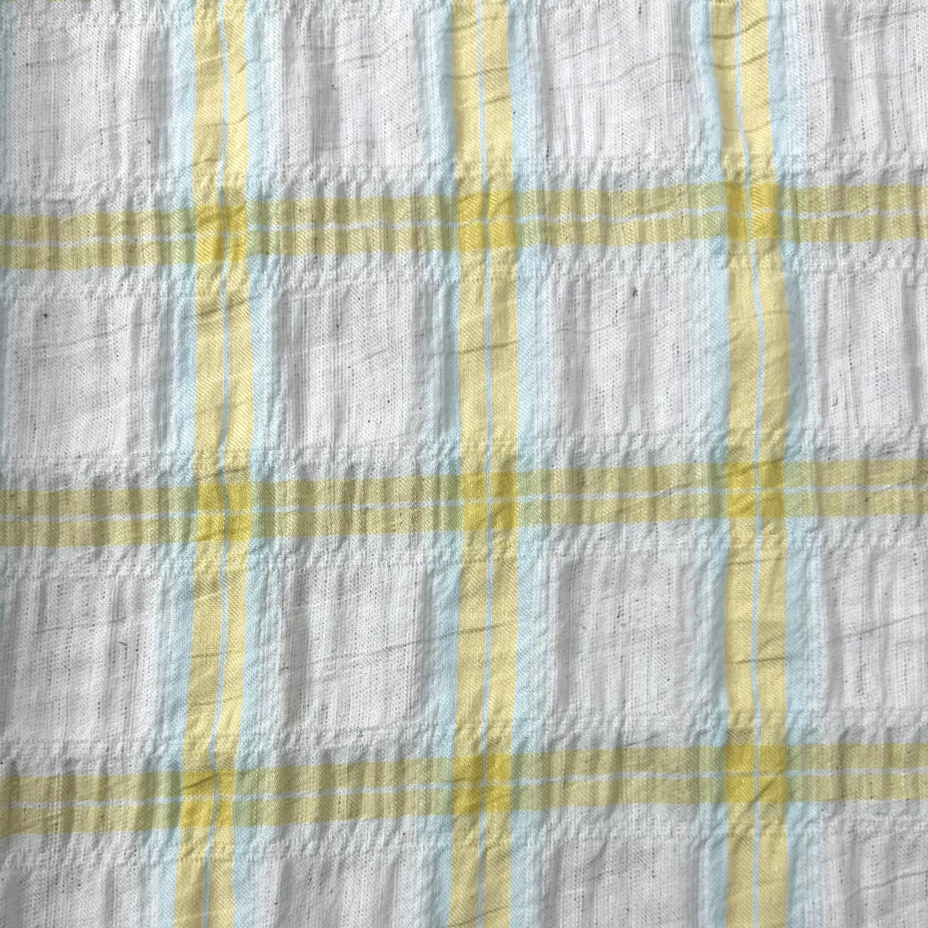 Checkered Cotton Fabric RX157