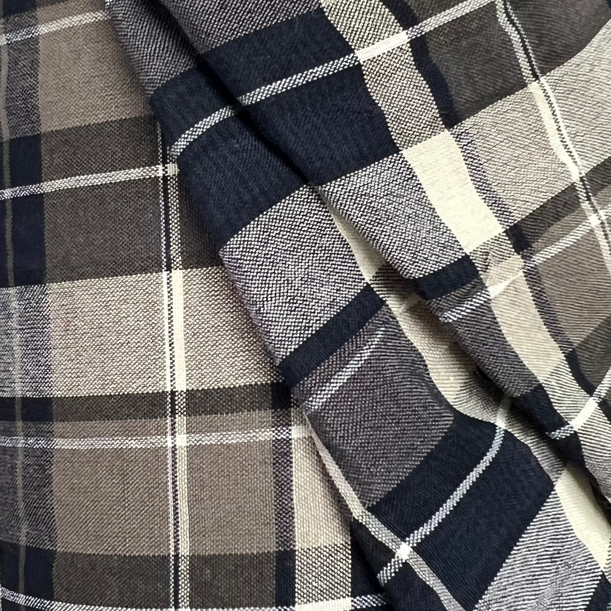 Checkered Cotton Fabric RX159