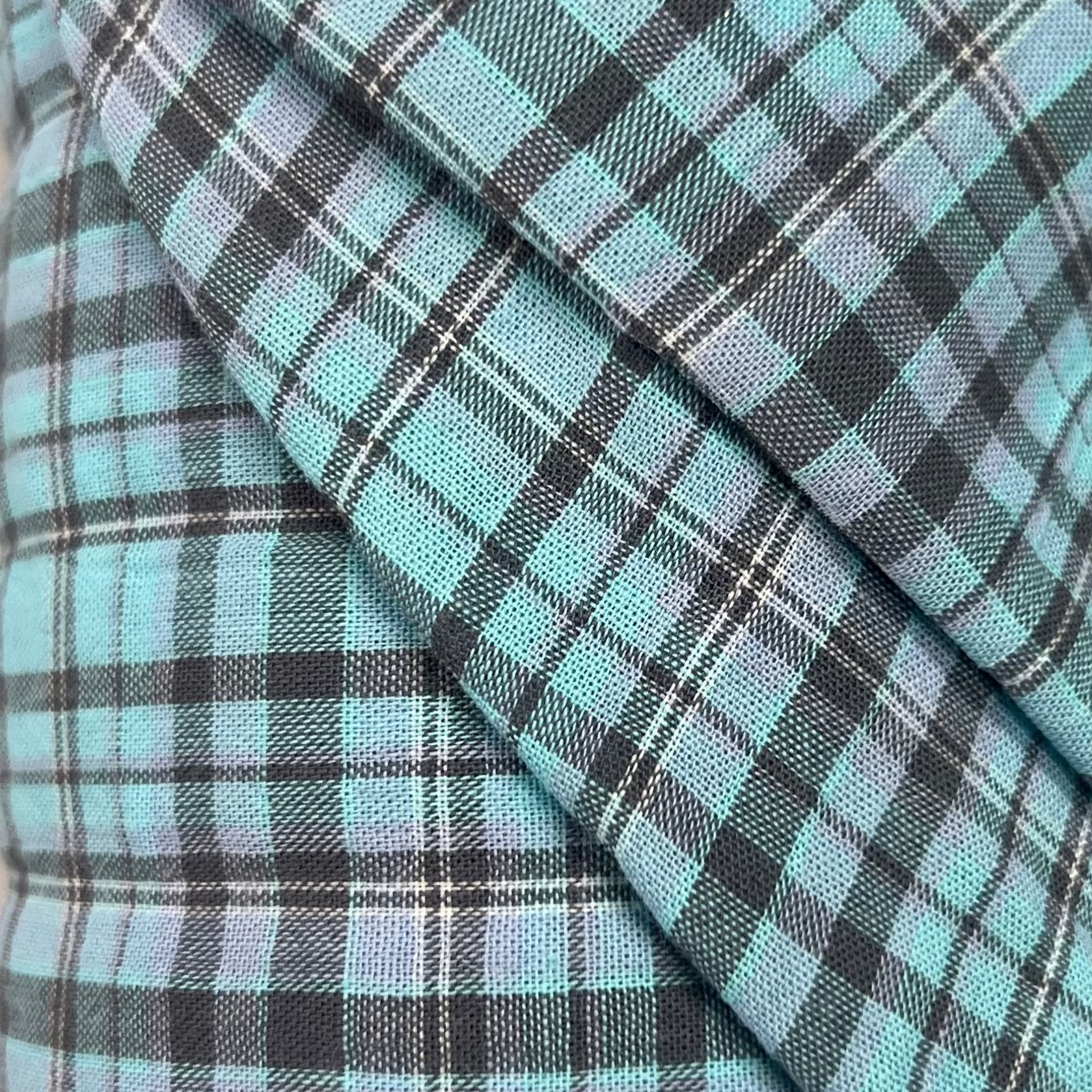Checkered Cotton Fabric RX162