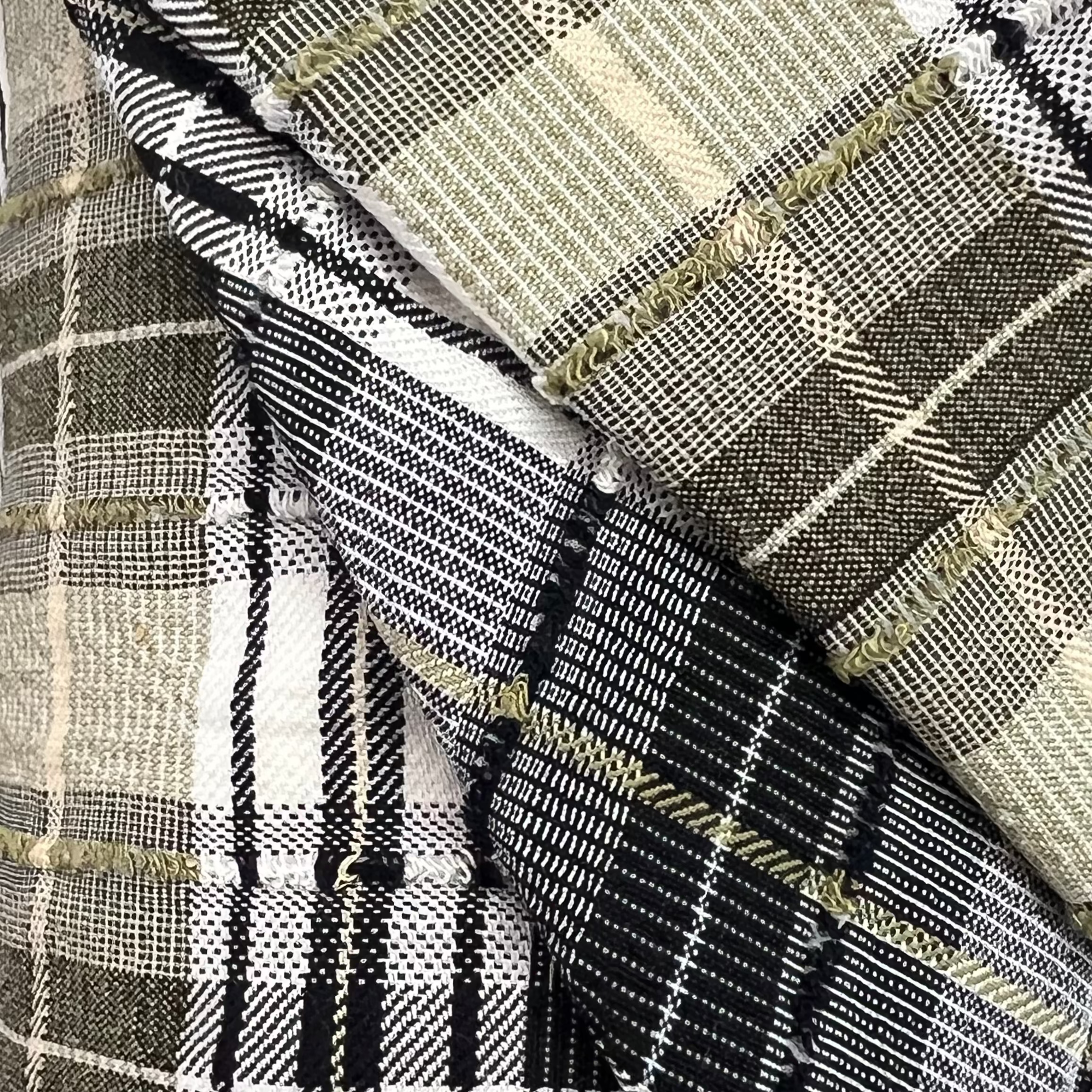 Checkered Cotton Fabric RX164
