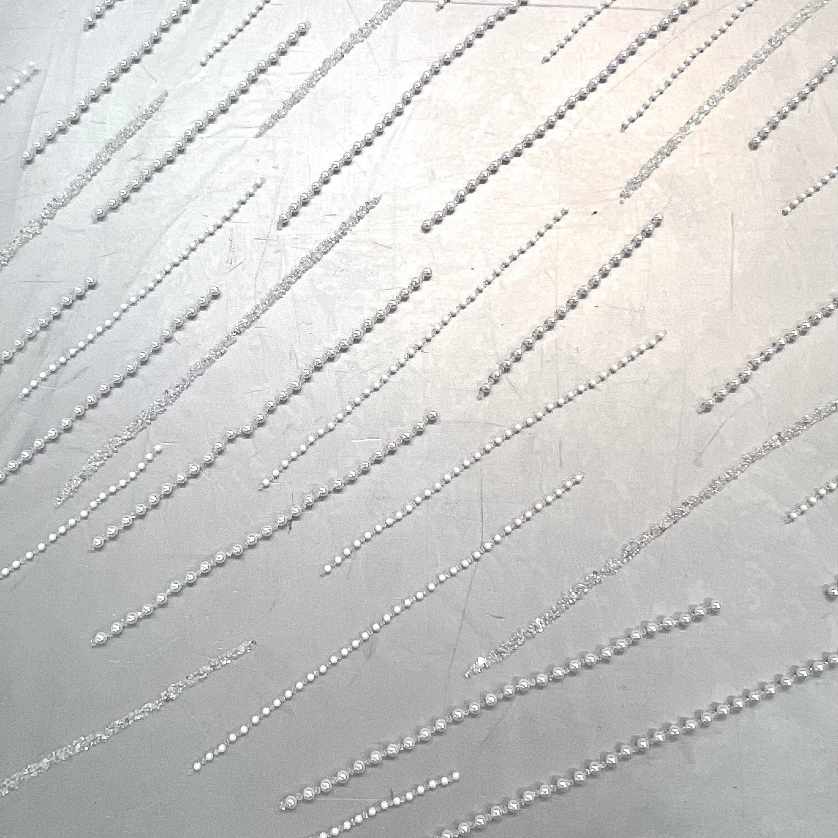 Hand Beaded/Embroidered Tulle PA006 R-35697