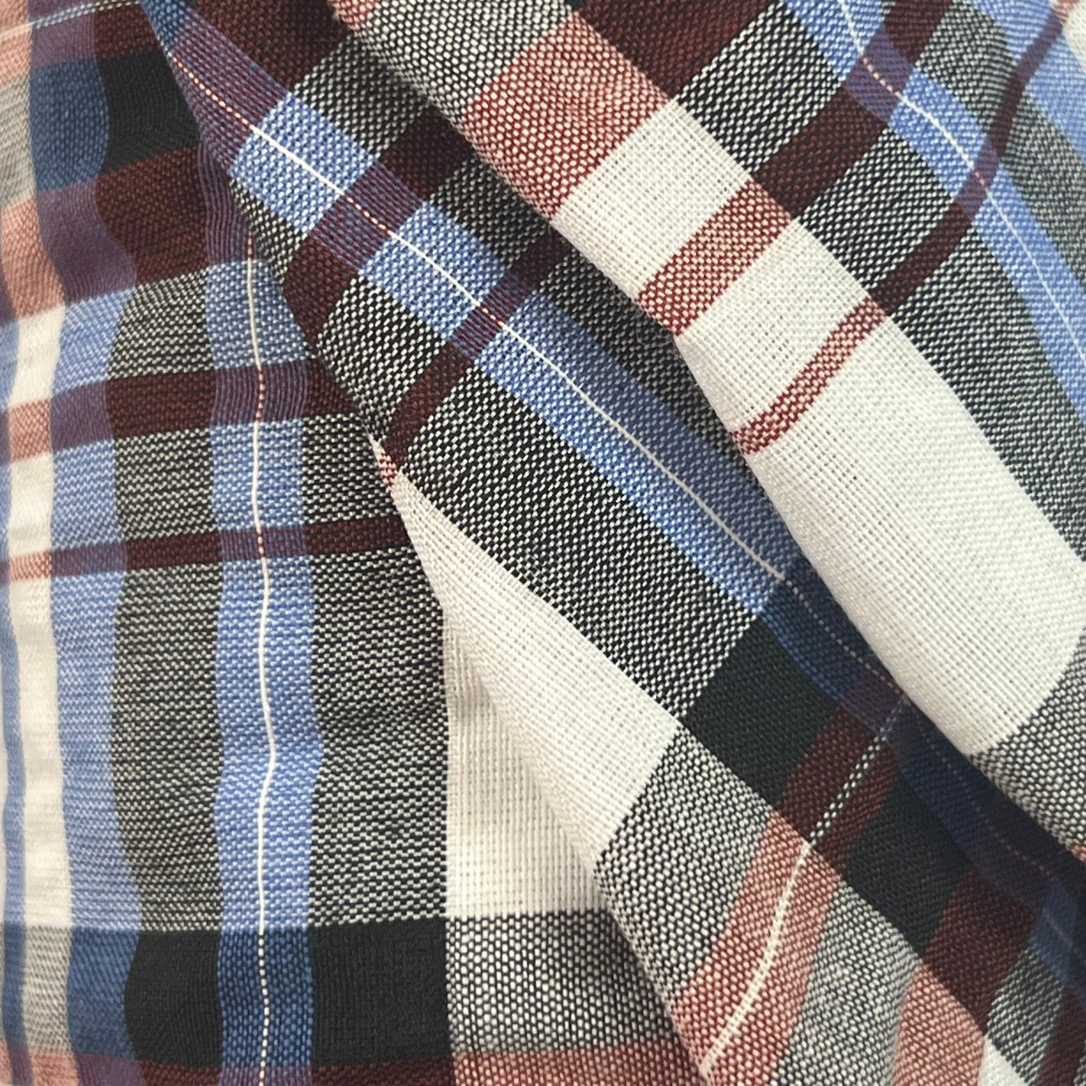 Checkered Cotton Fabric RX173