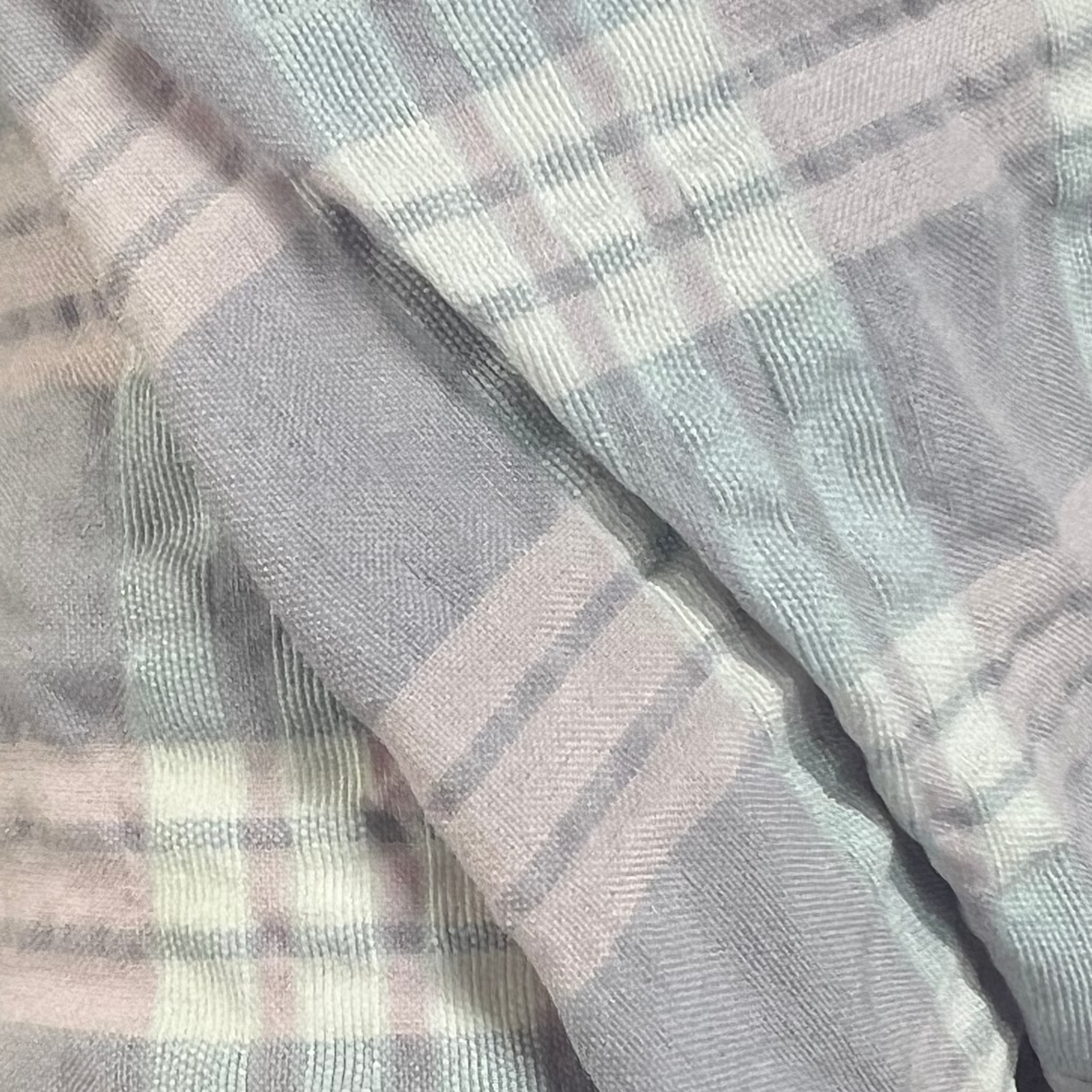 Checkered Cotton Seersucker RX176