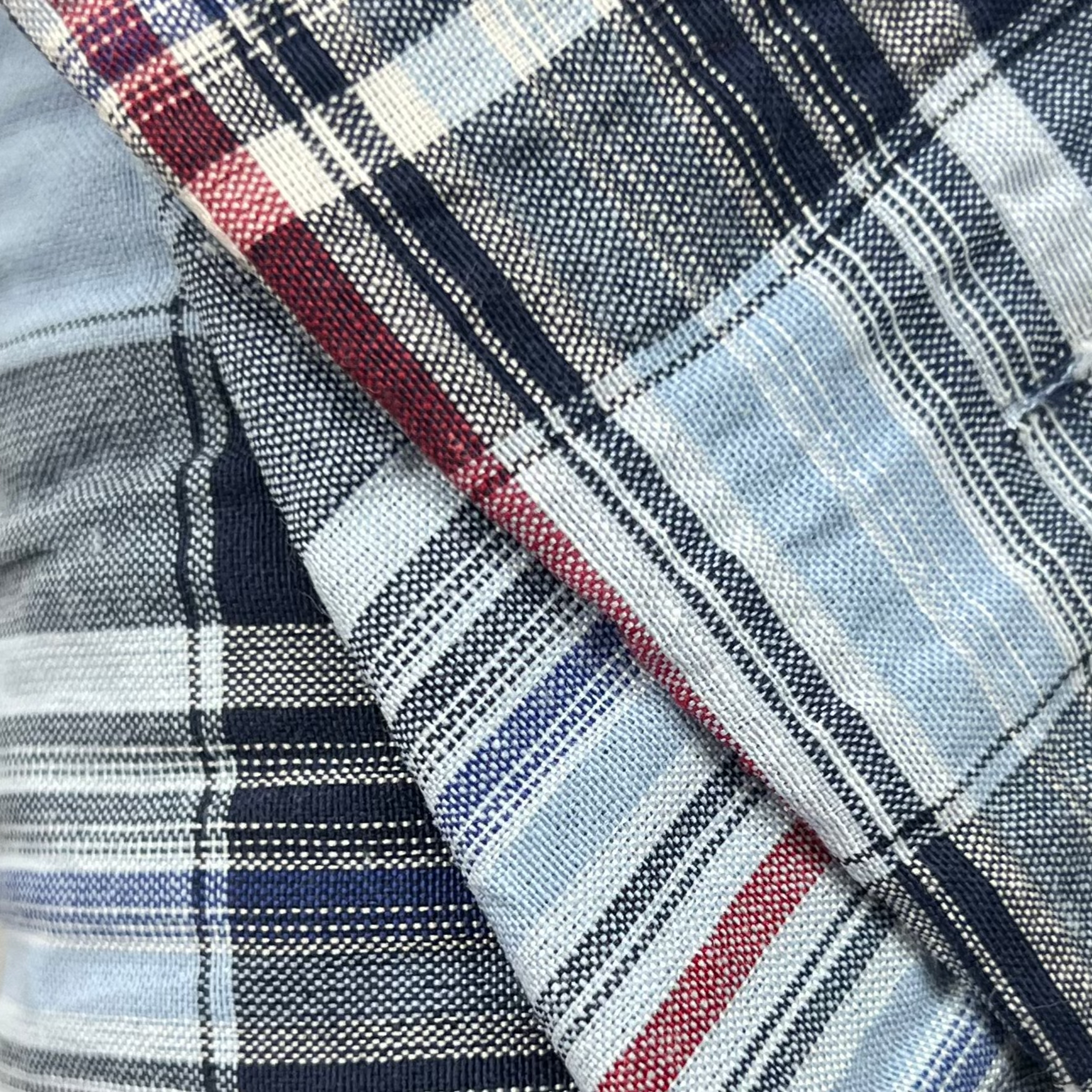 Checkered Cotton Fabric RX178