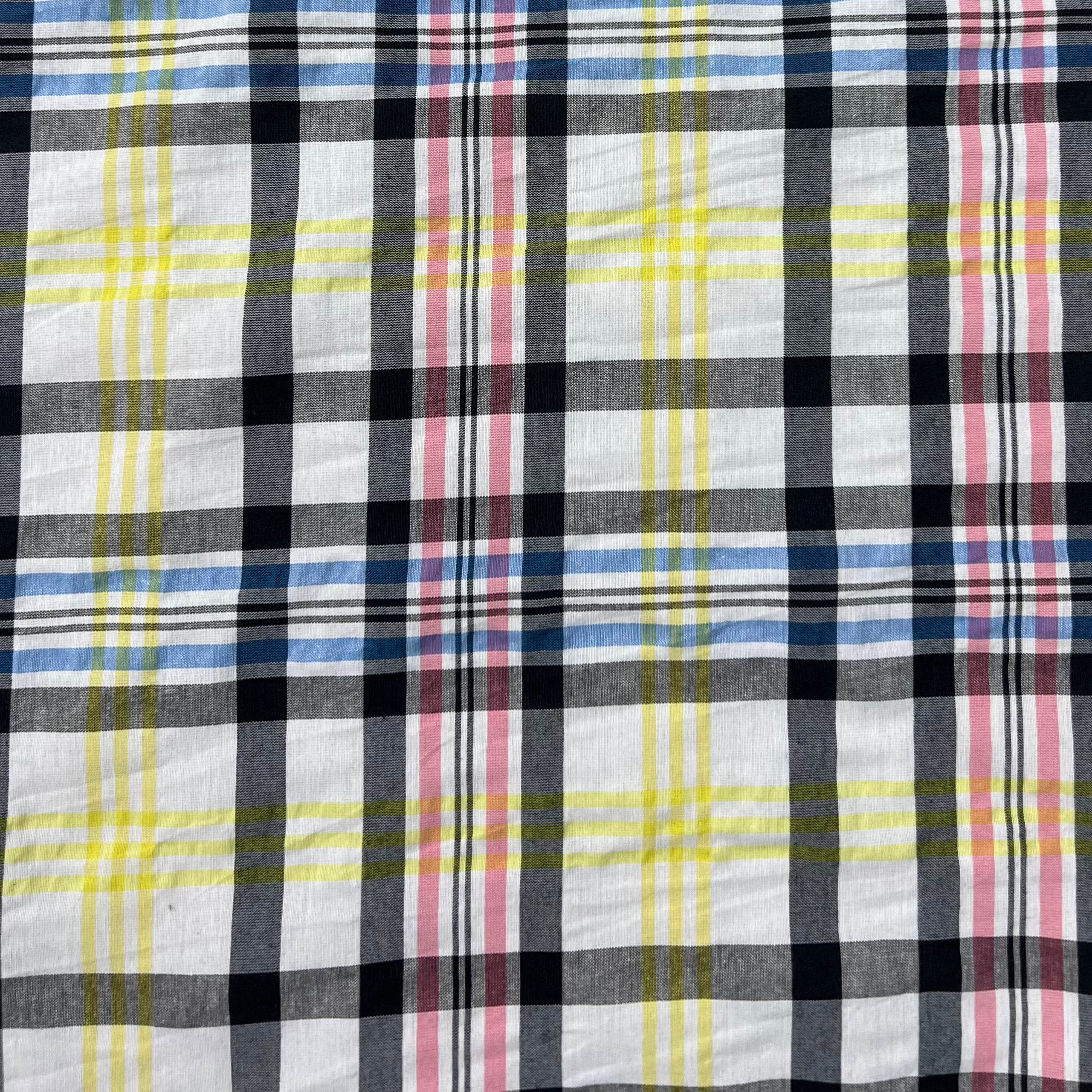 Checkered Cotton Fabric RX180