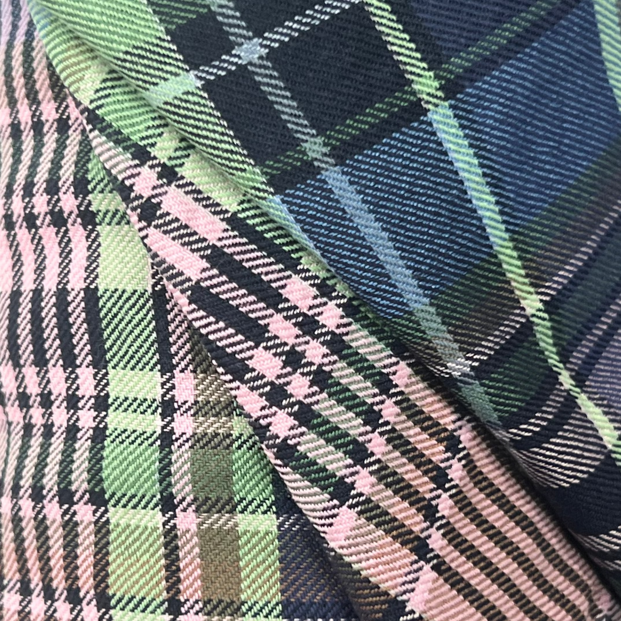 Checkered Cotton Fabric RX181