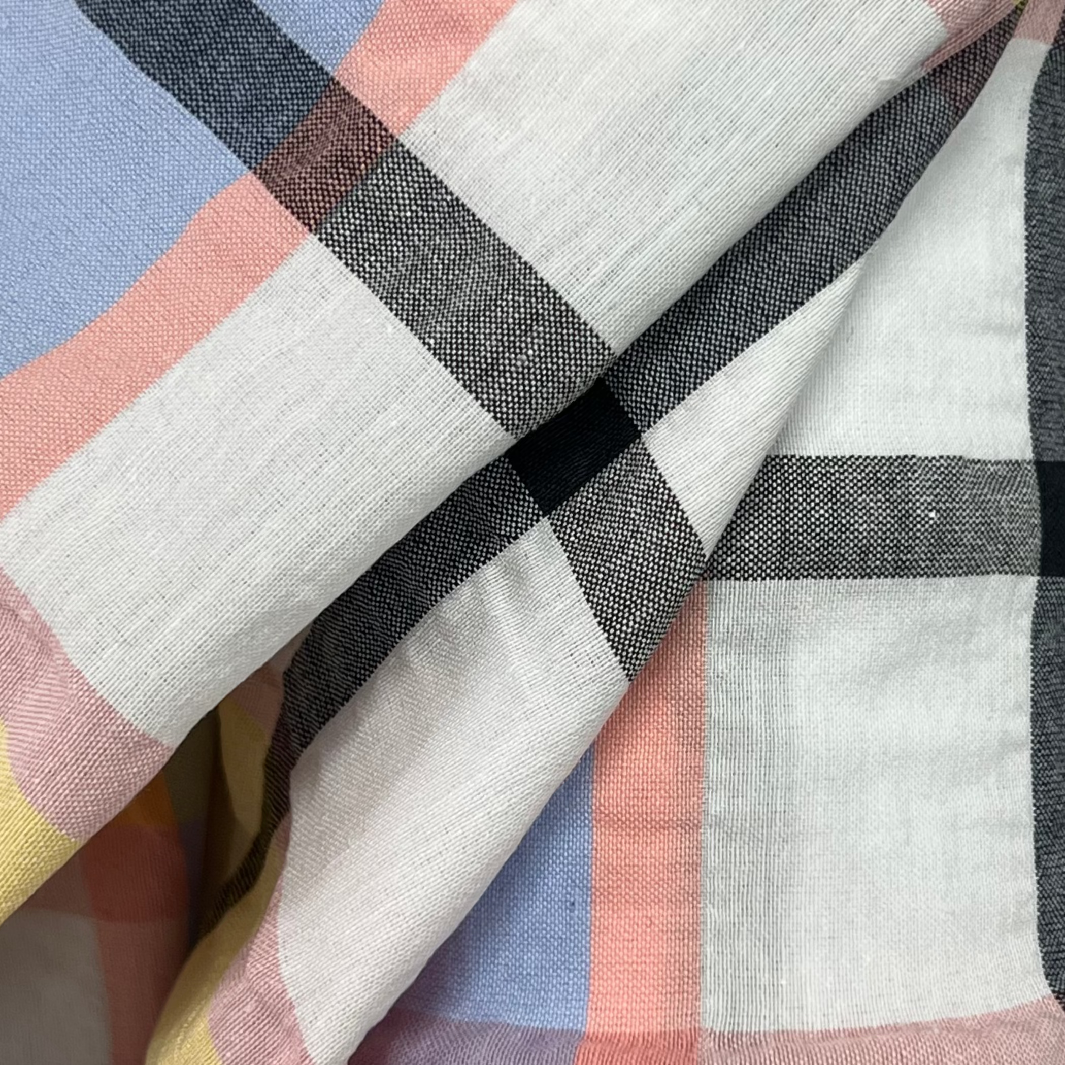 Checkered Cotton Fabric RX188