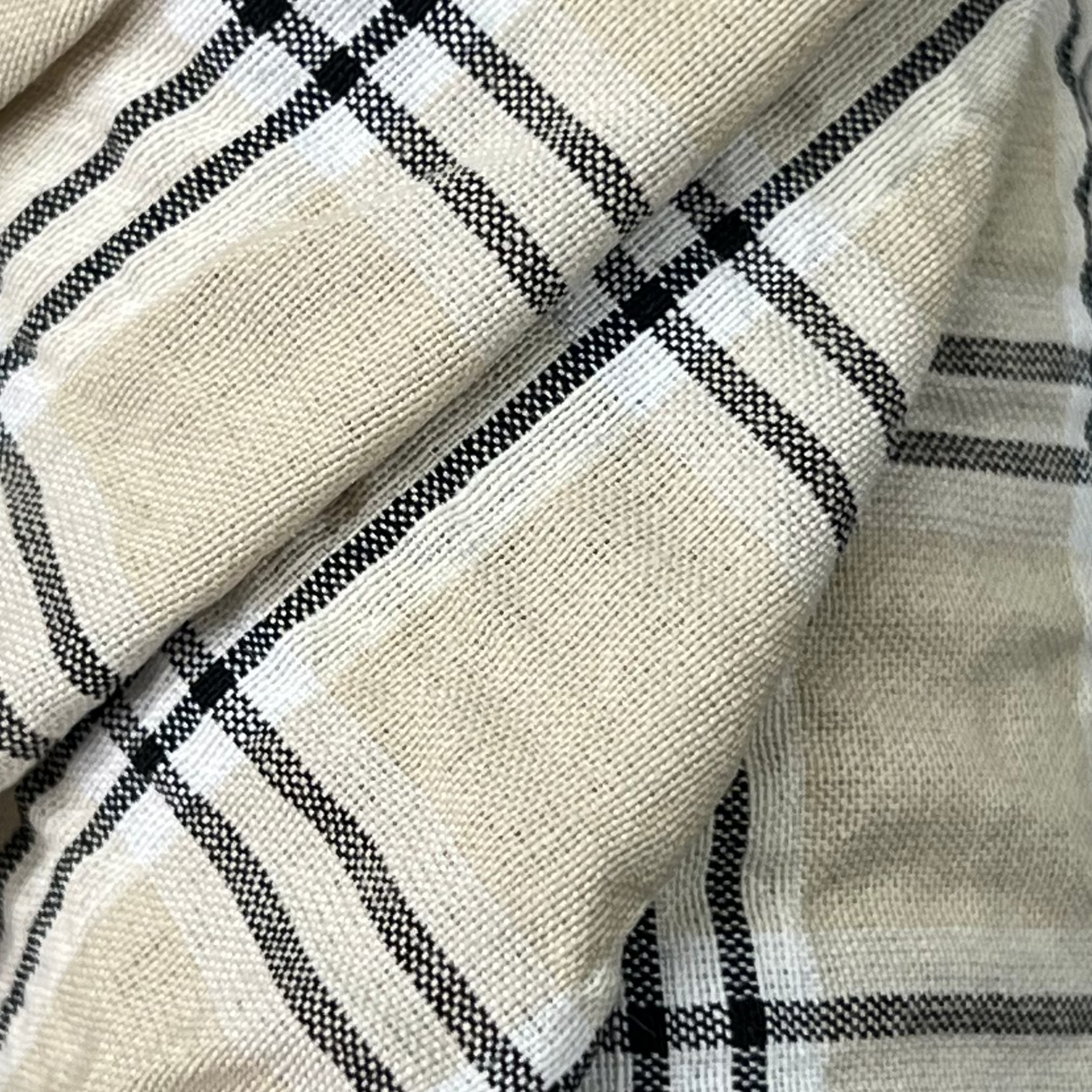 Checkered Cotton Fabric RX191