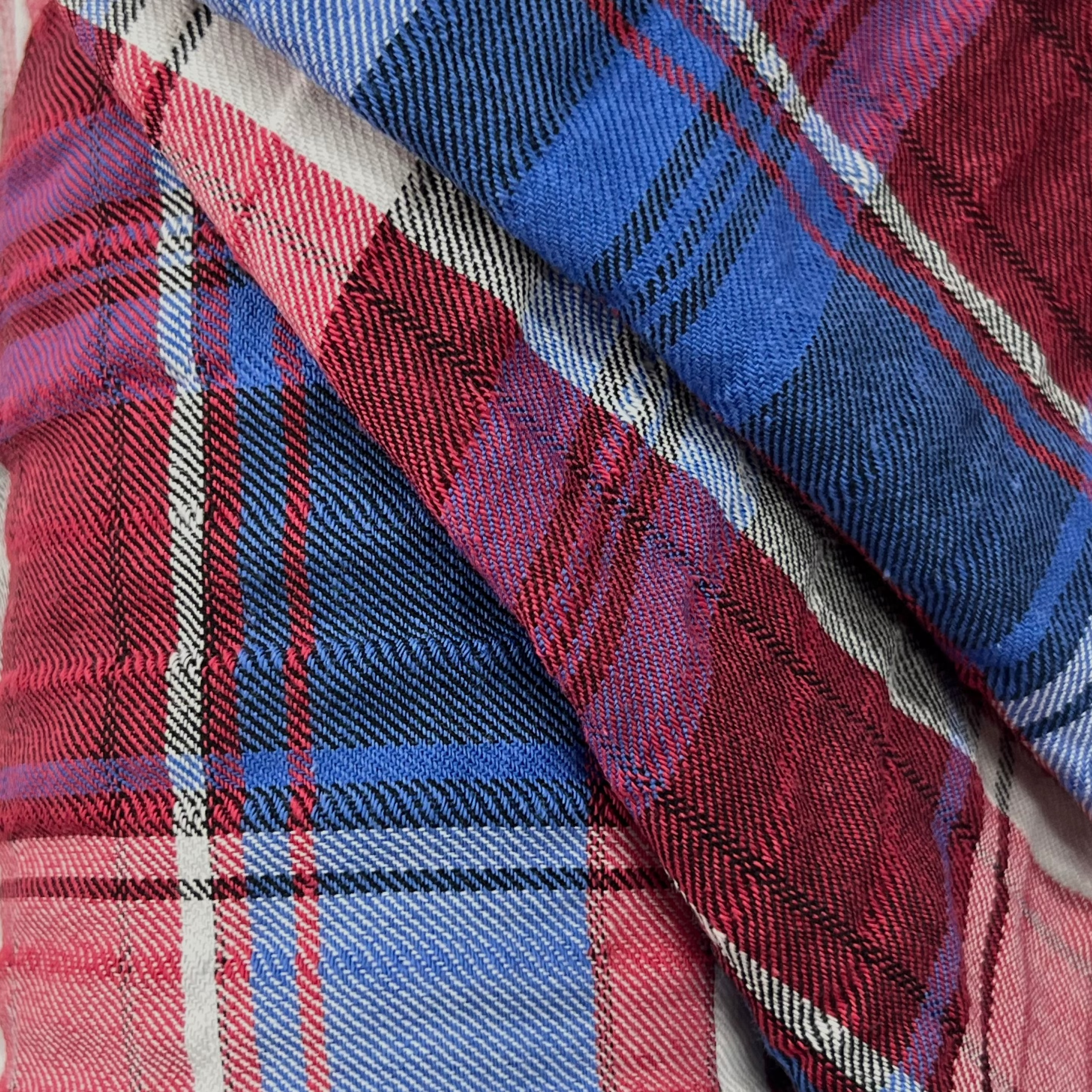 Checkered Cotton Fabric RX193