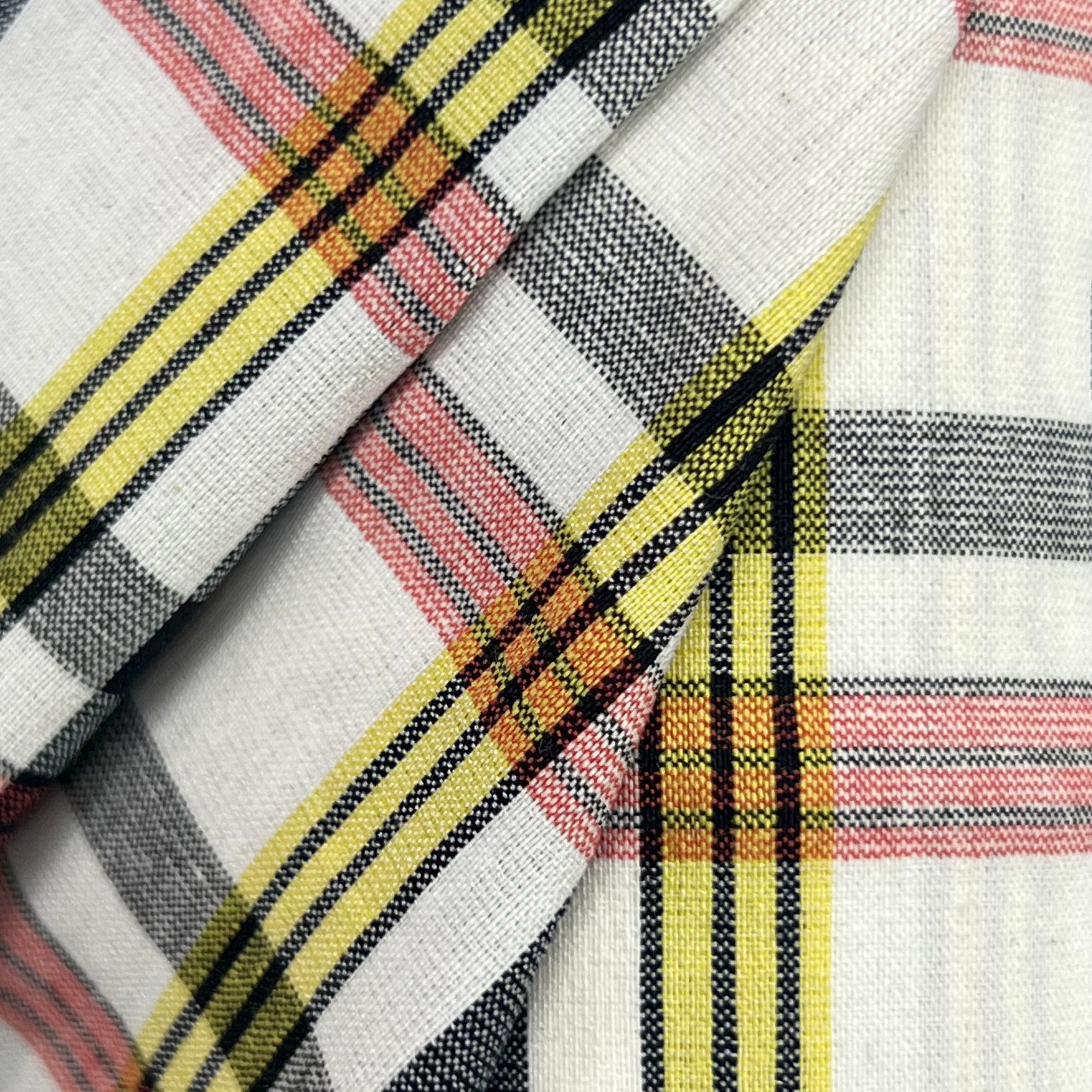 Checkered Cotton Fabric RX196