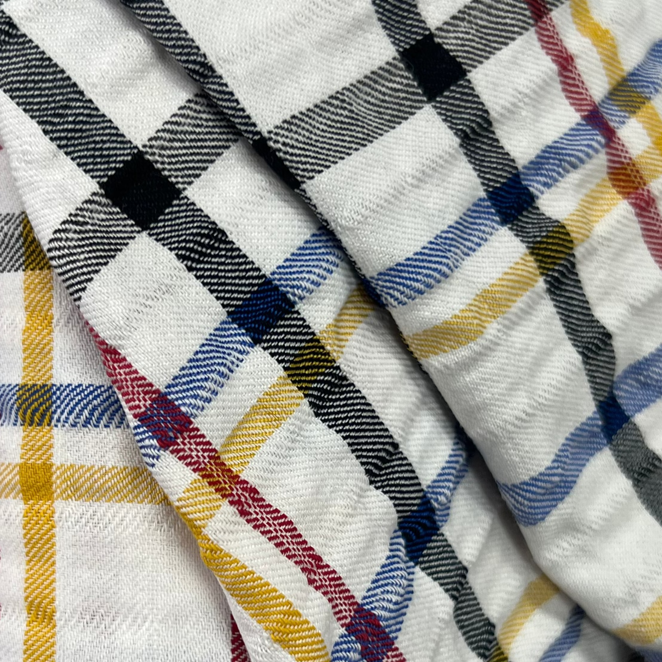 Checkered Cotton Fabric RX199