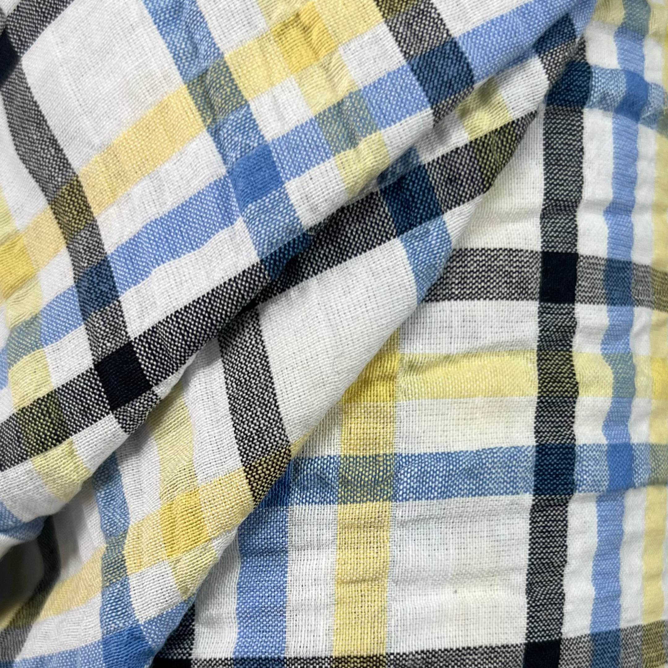 Checkered Cotton Fabric RX200