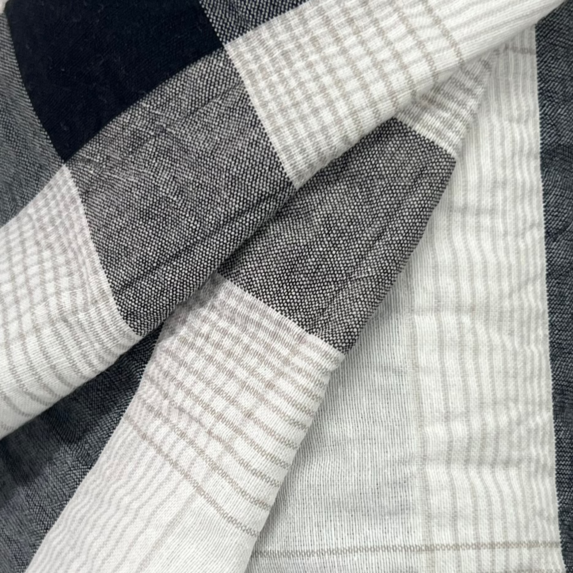 Checkered Cotton Fabric RX201