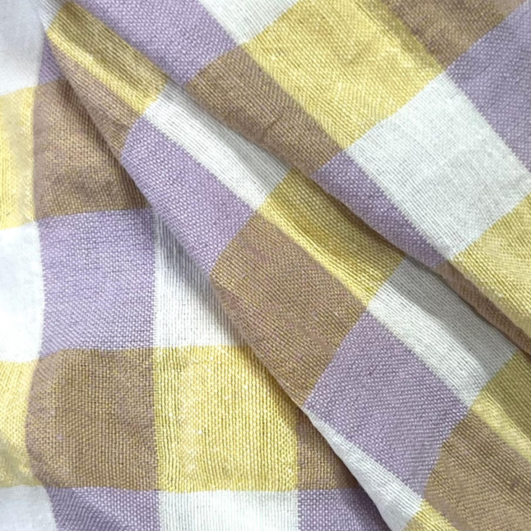 Checkered Cotton Fabric RX202