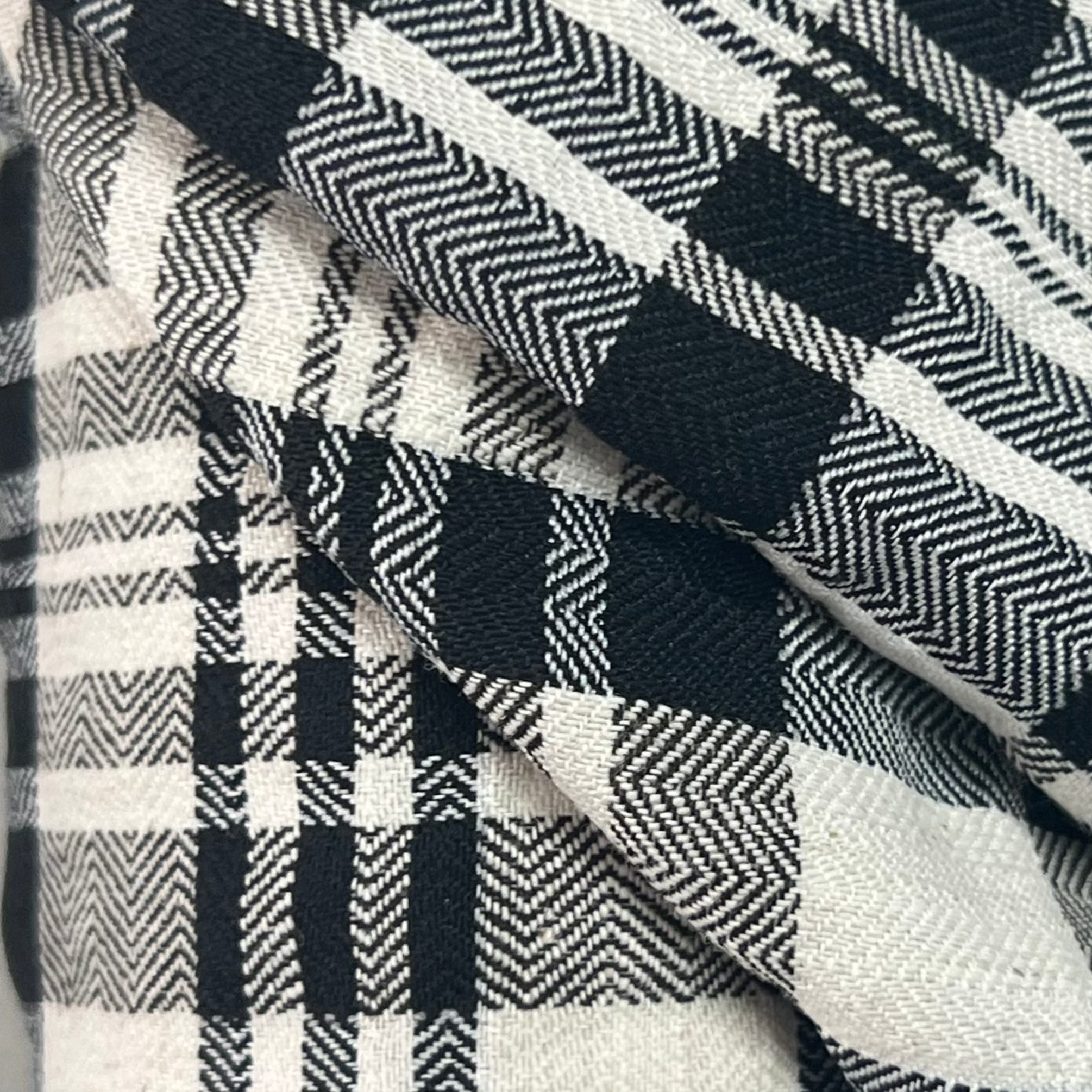 Checkered Cotton Fabric RX207