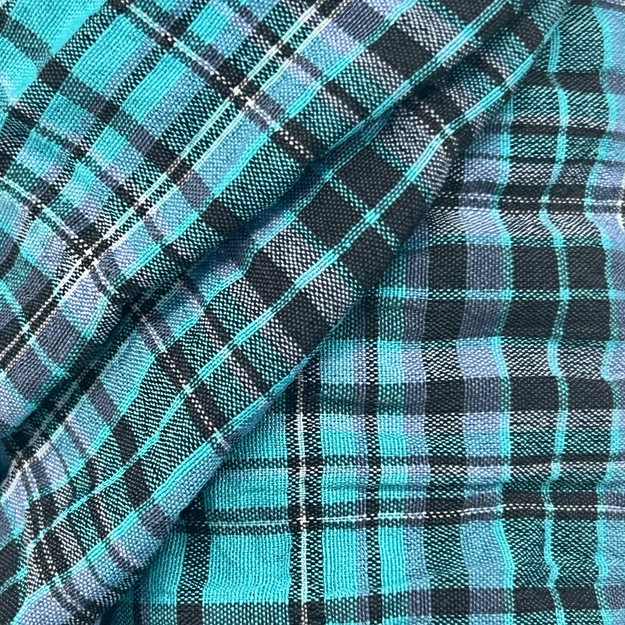 Checkered Cotton Fabric RX215