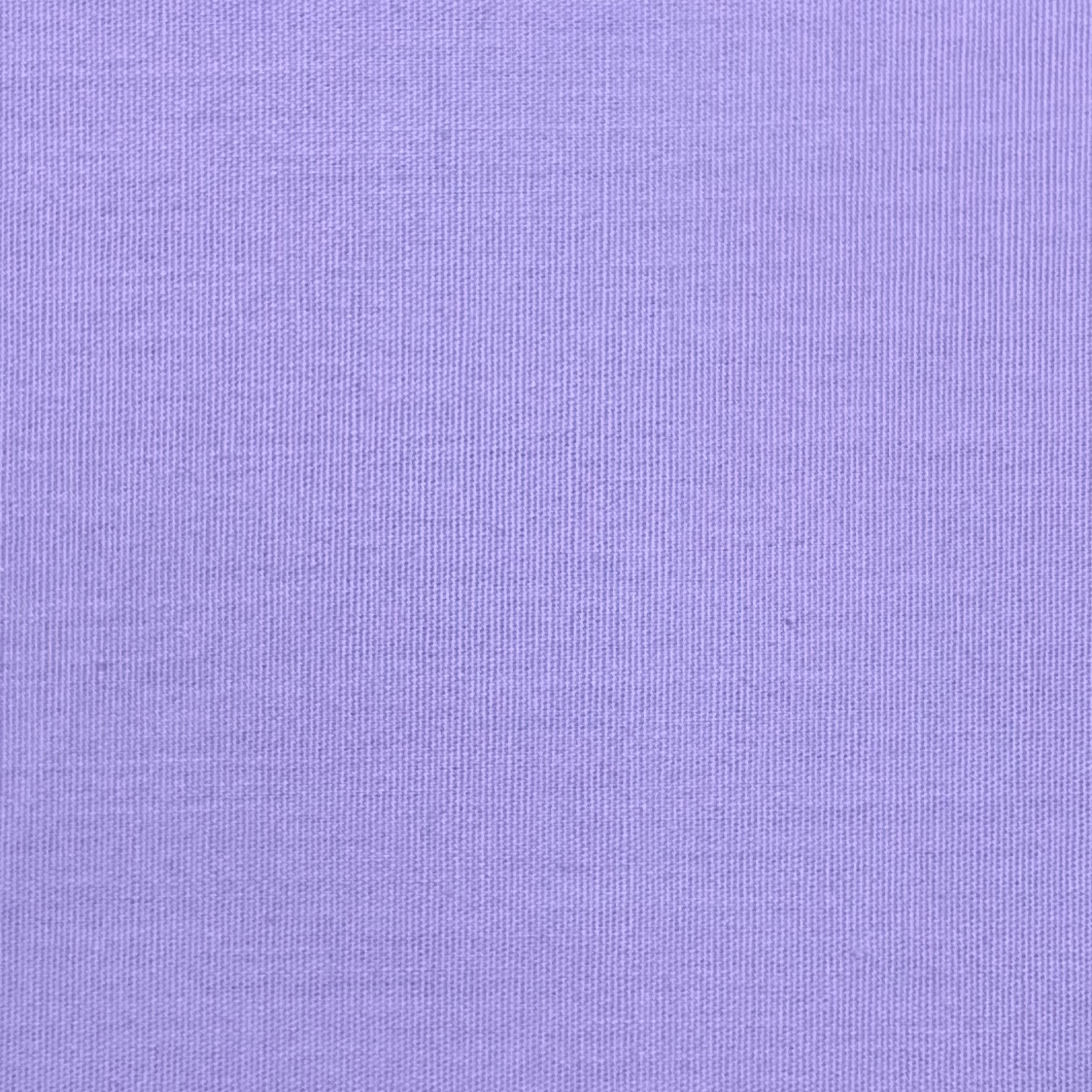 A light purple cotton poplin fabric with a visible weave.