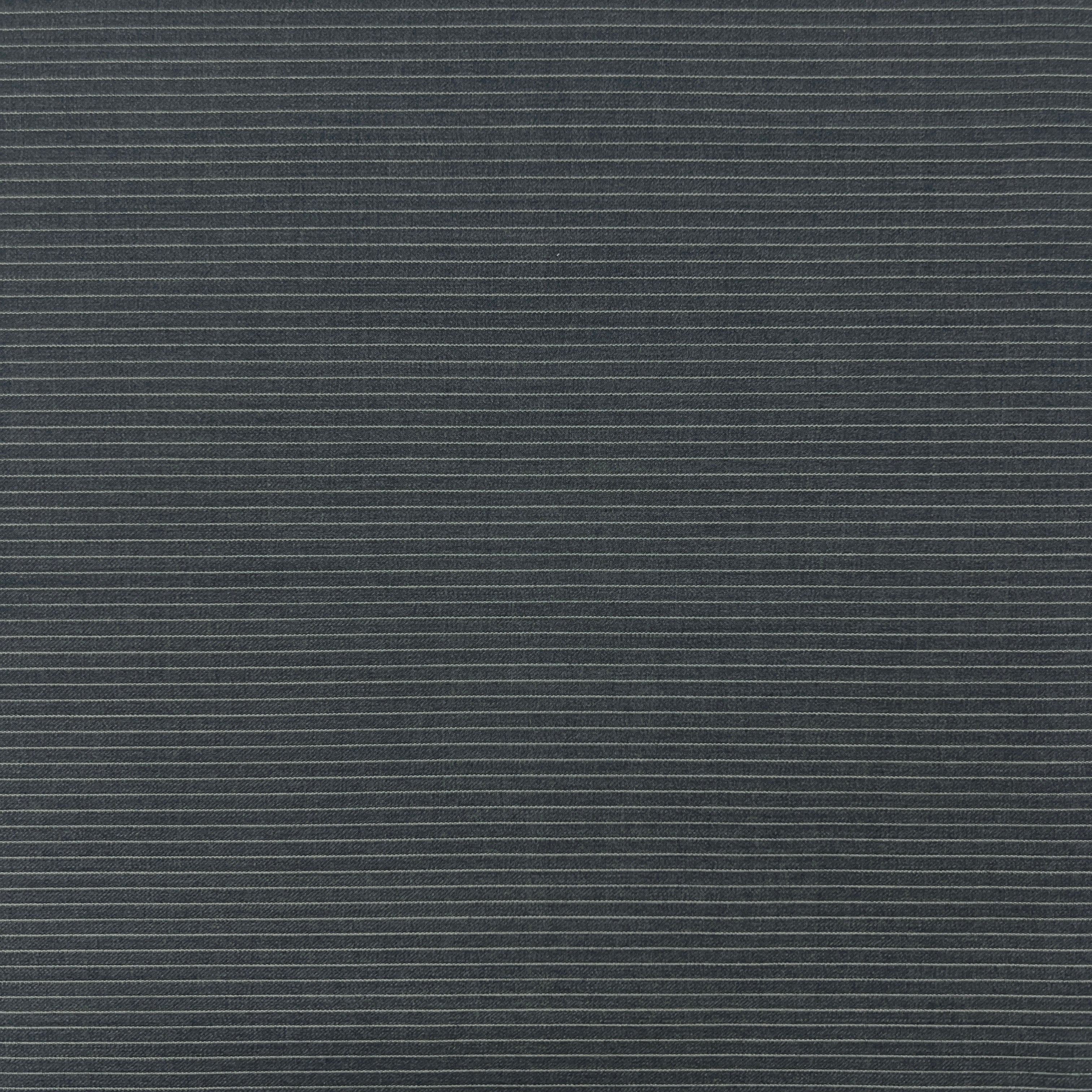 Wool Worsted & Polyester Dark Grey Narrow Interlace Stripe HS004 118003 | Galedi Fabrics