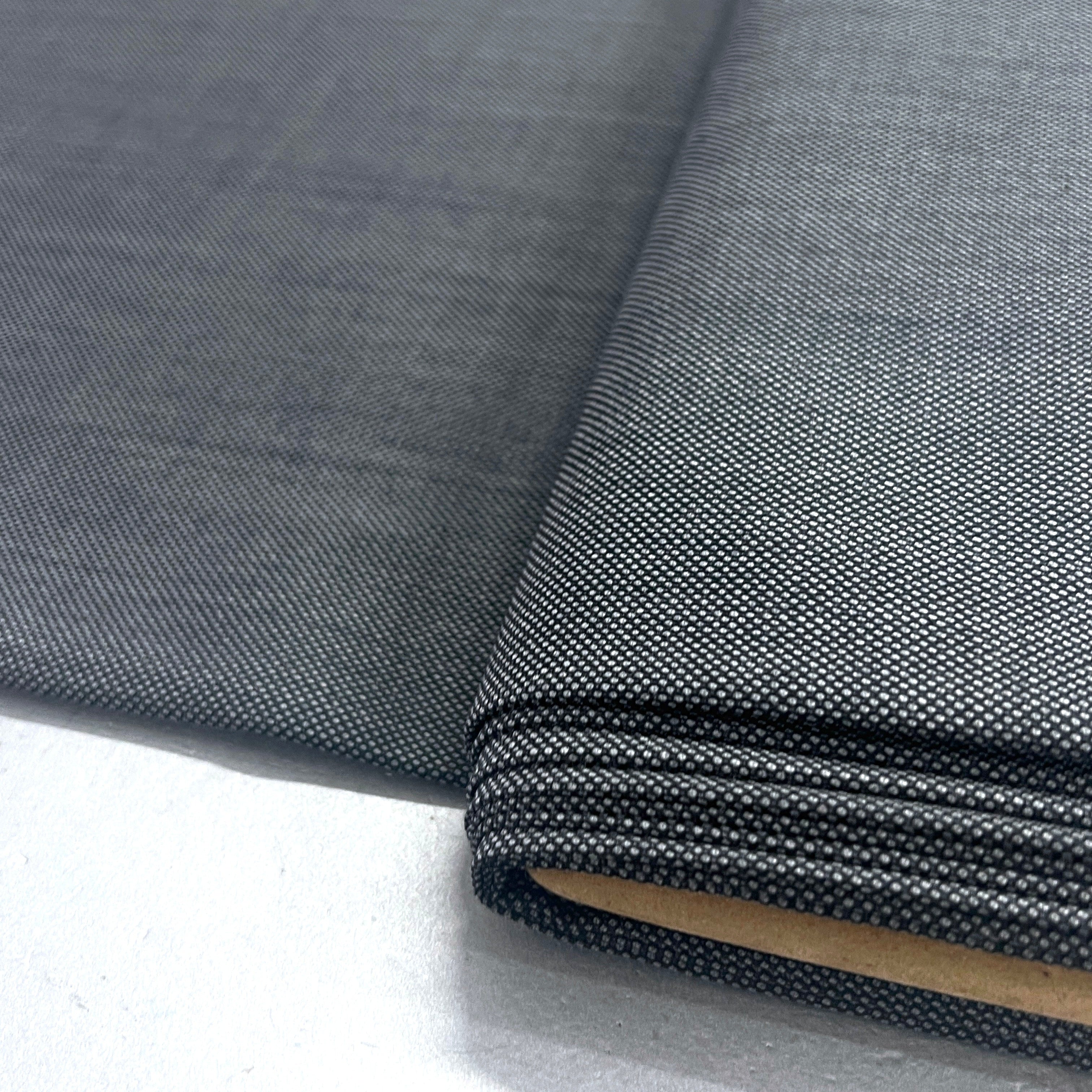 Wool Worsted & Polyester Light Grey Birdseye HS006 118010 | Galedi Fabrics
