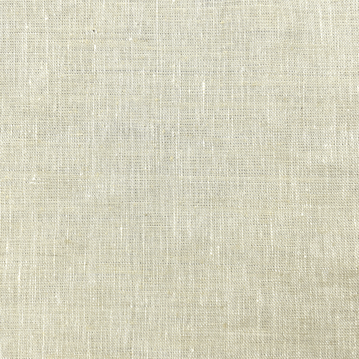A close-up of a light beige woven fabric texture with a linen-like weave pattern.