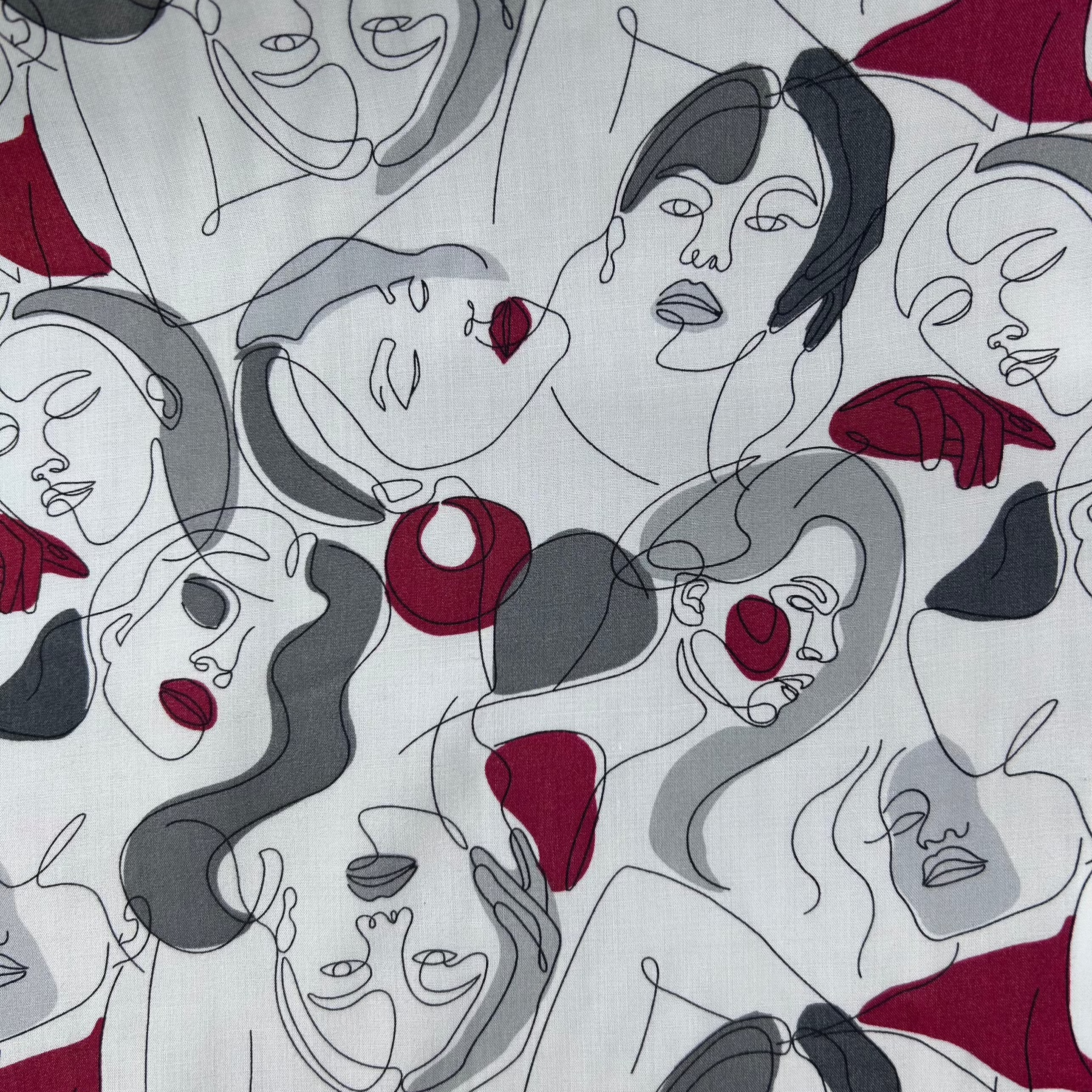 Ananda Viscose Print White PH008 ANA026/C