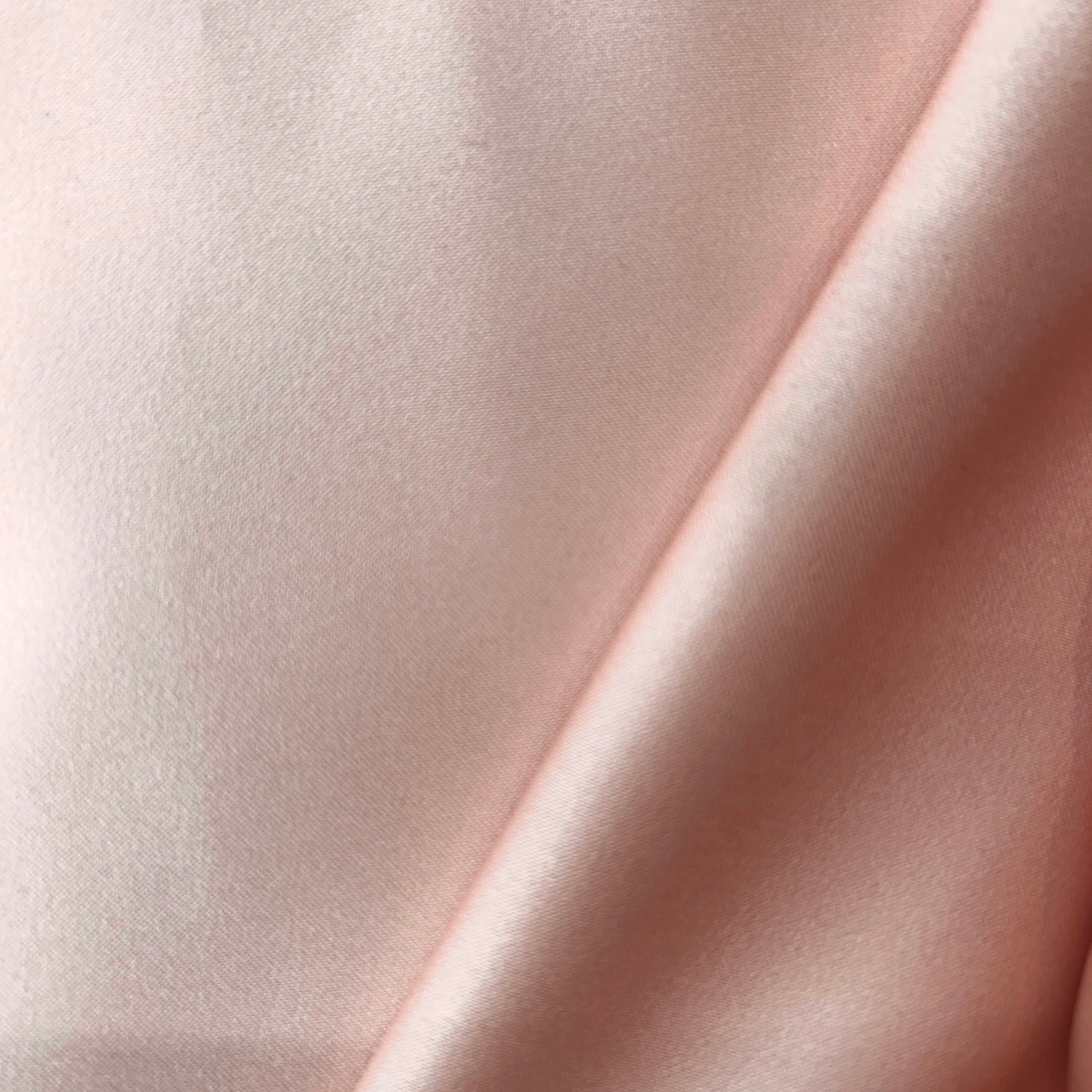 Pale Pink Duchess Polyester Satin Fabric | SALEXML362
