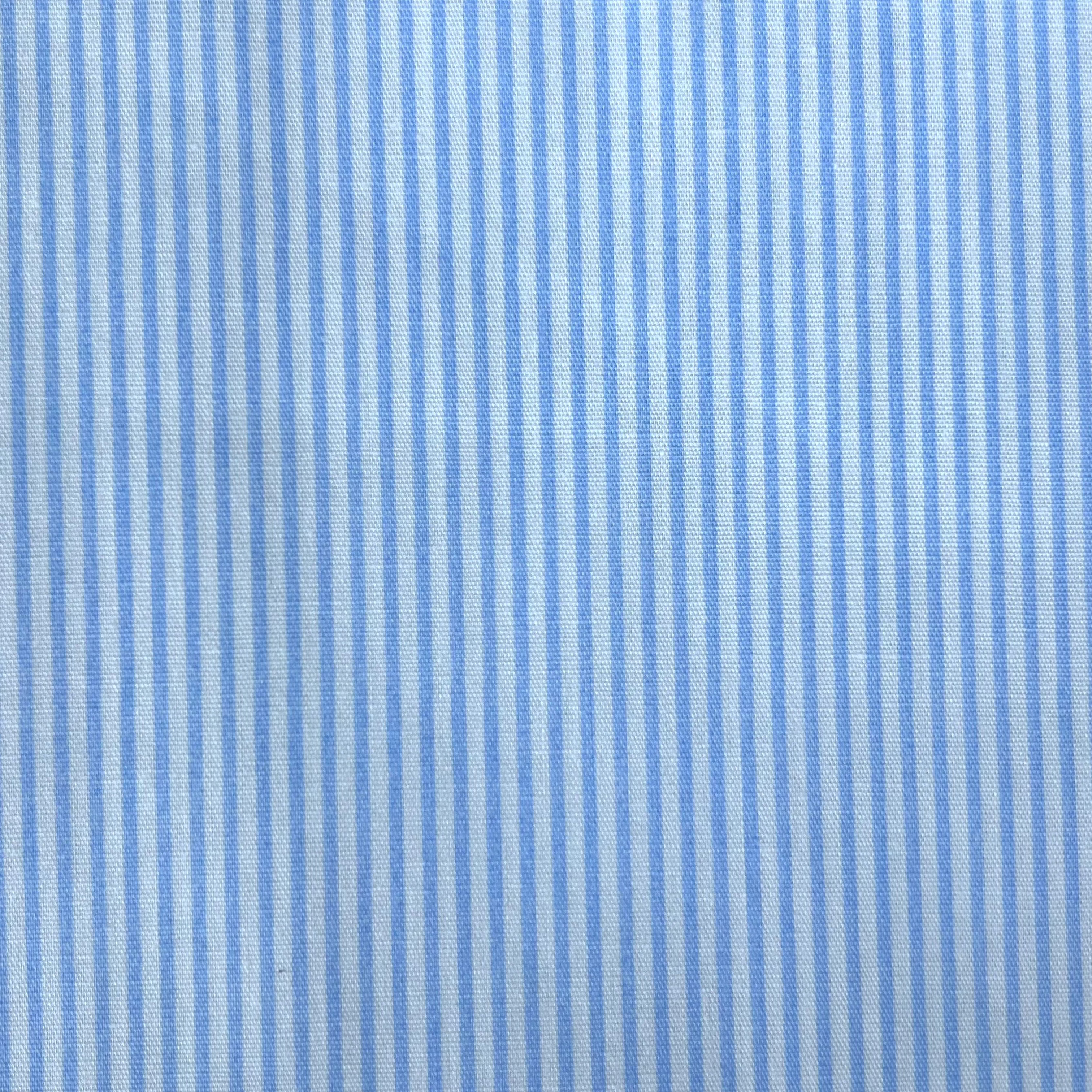 Cotton Poplin Printed Dense Stripes NB008 05578
