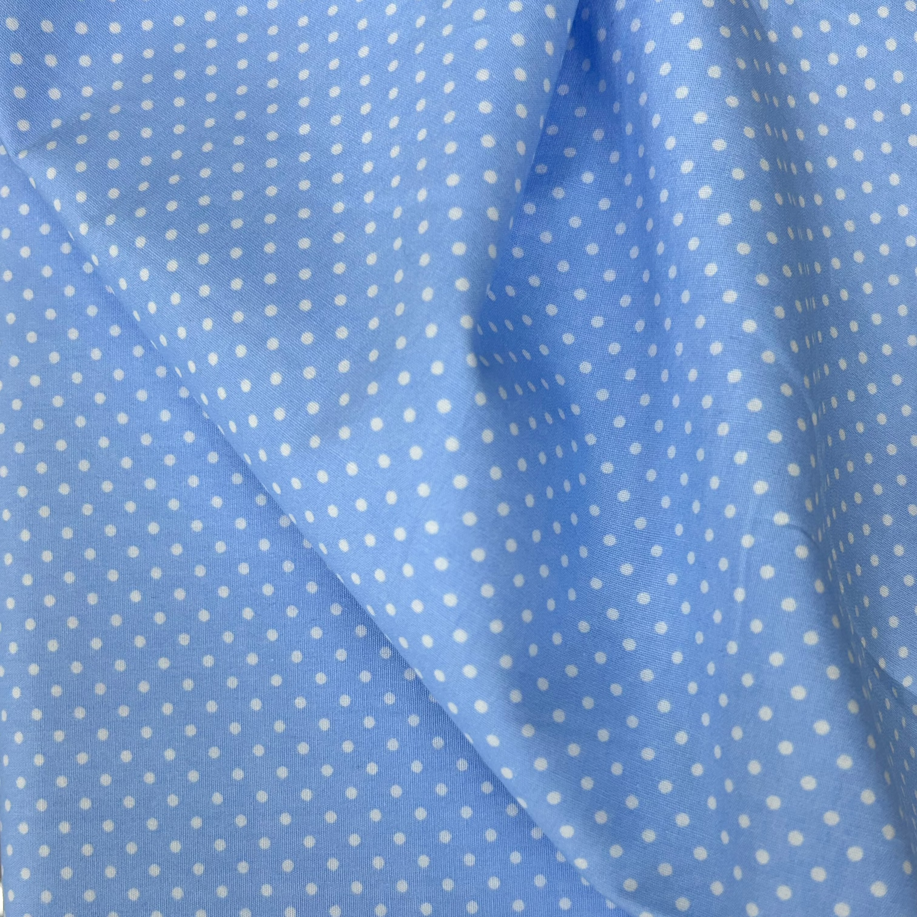 Cotton Poplin Printed Poka Dots NB006 05575