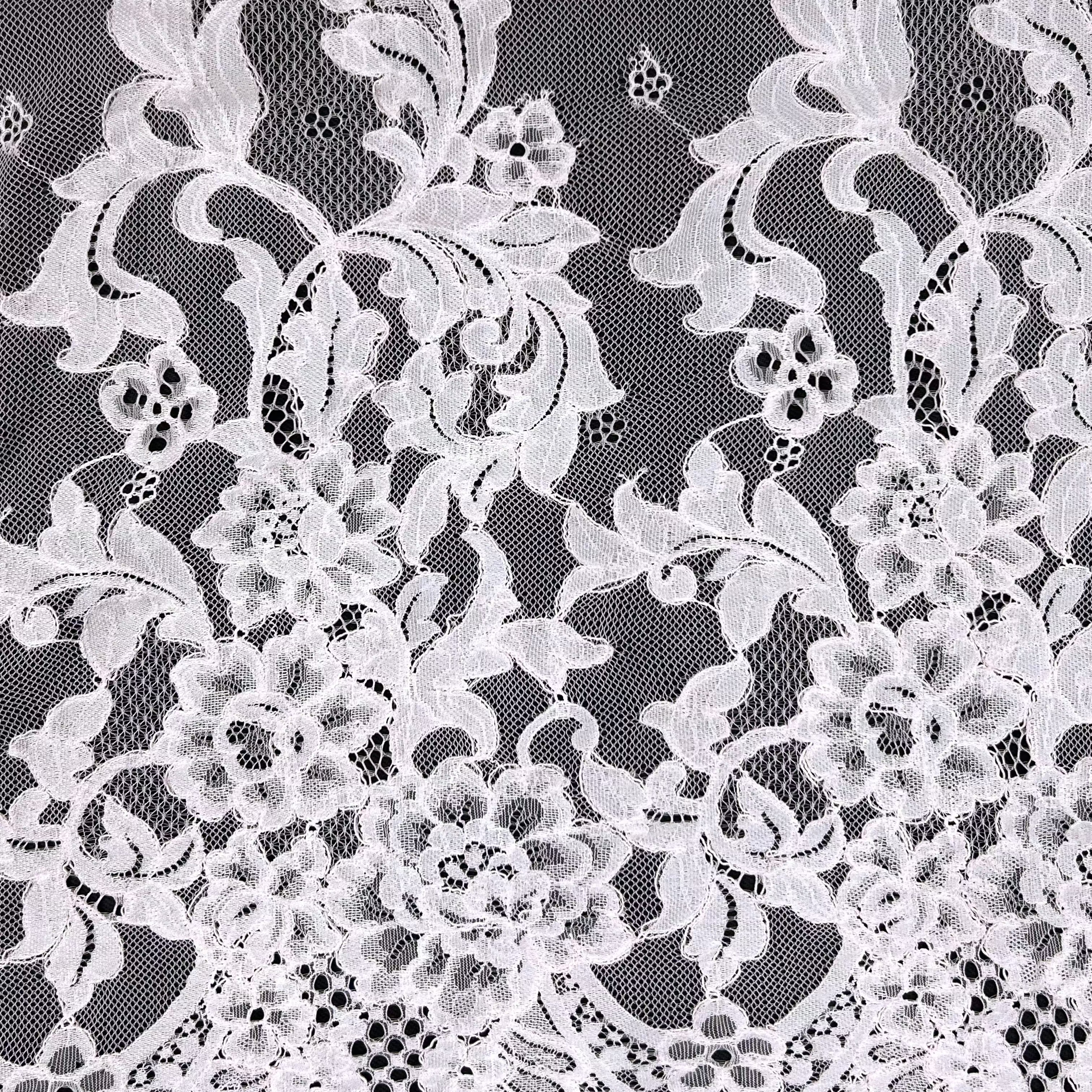 Pink Floral Lace Embroidery KB003