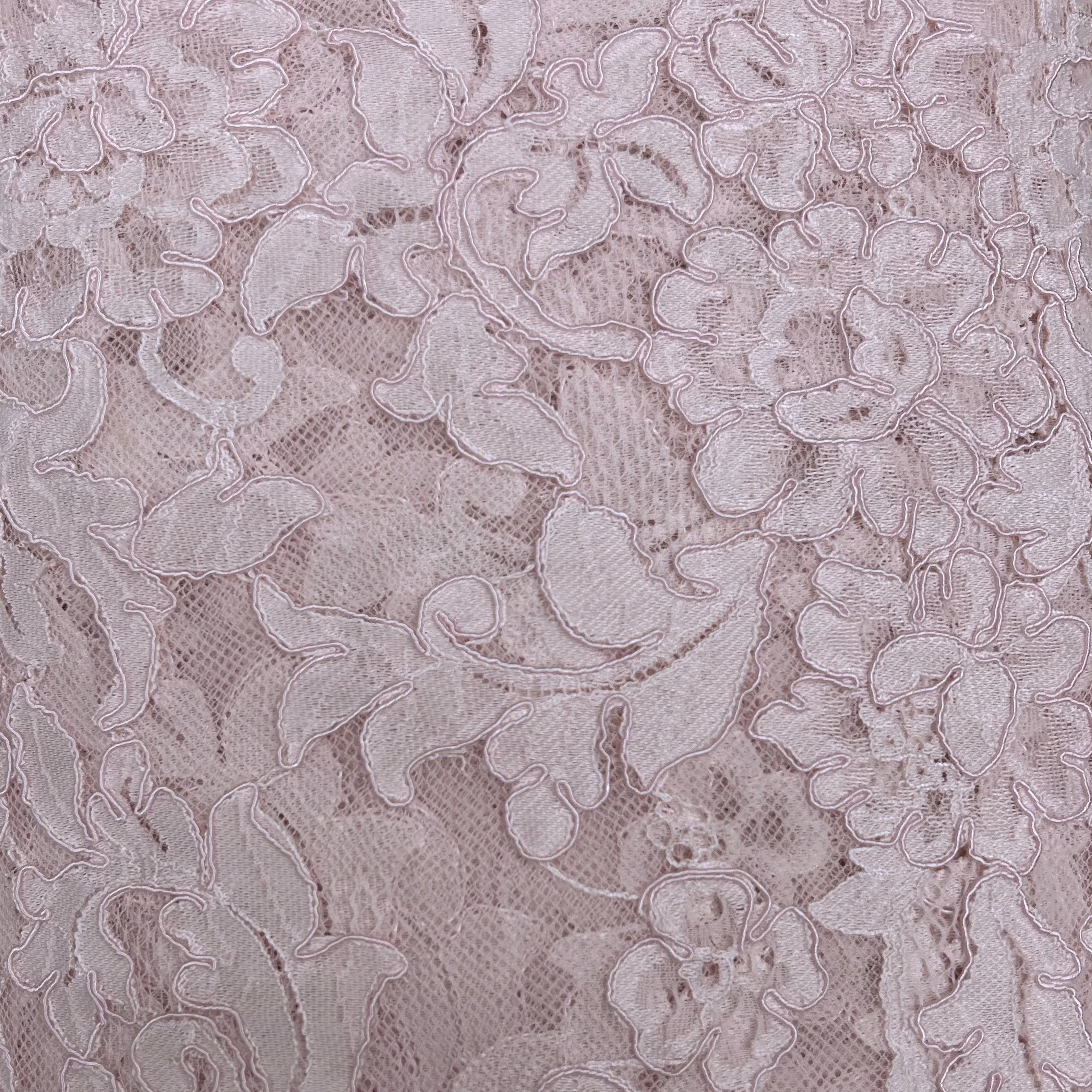 Pink Floral Lace Embroidery KB003