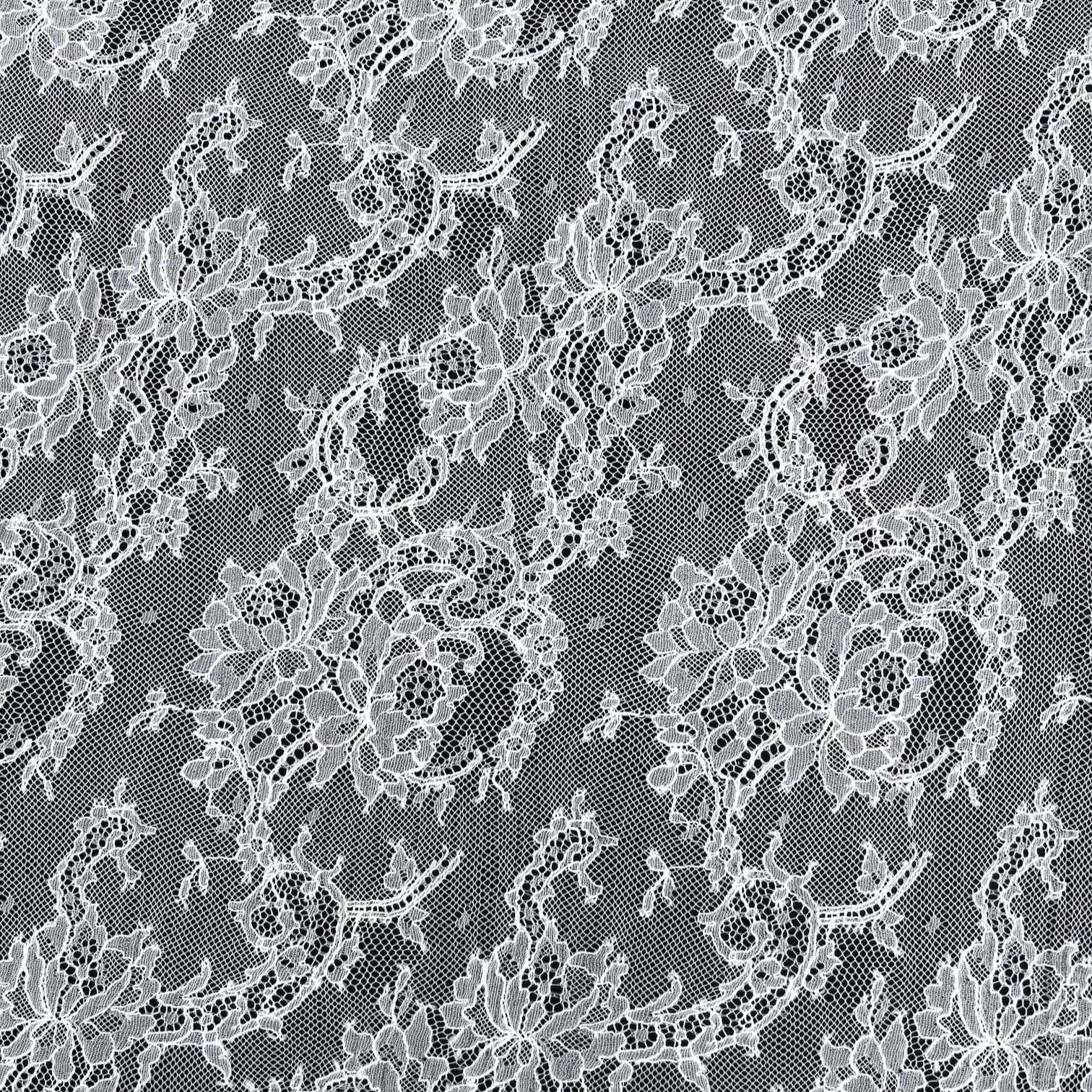 Intricate Floral Lace Fabric SOL008