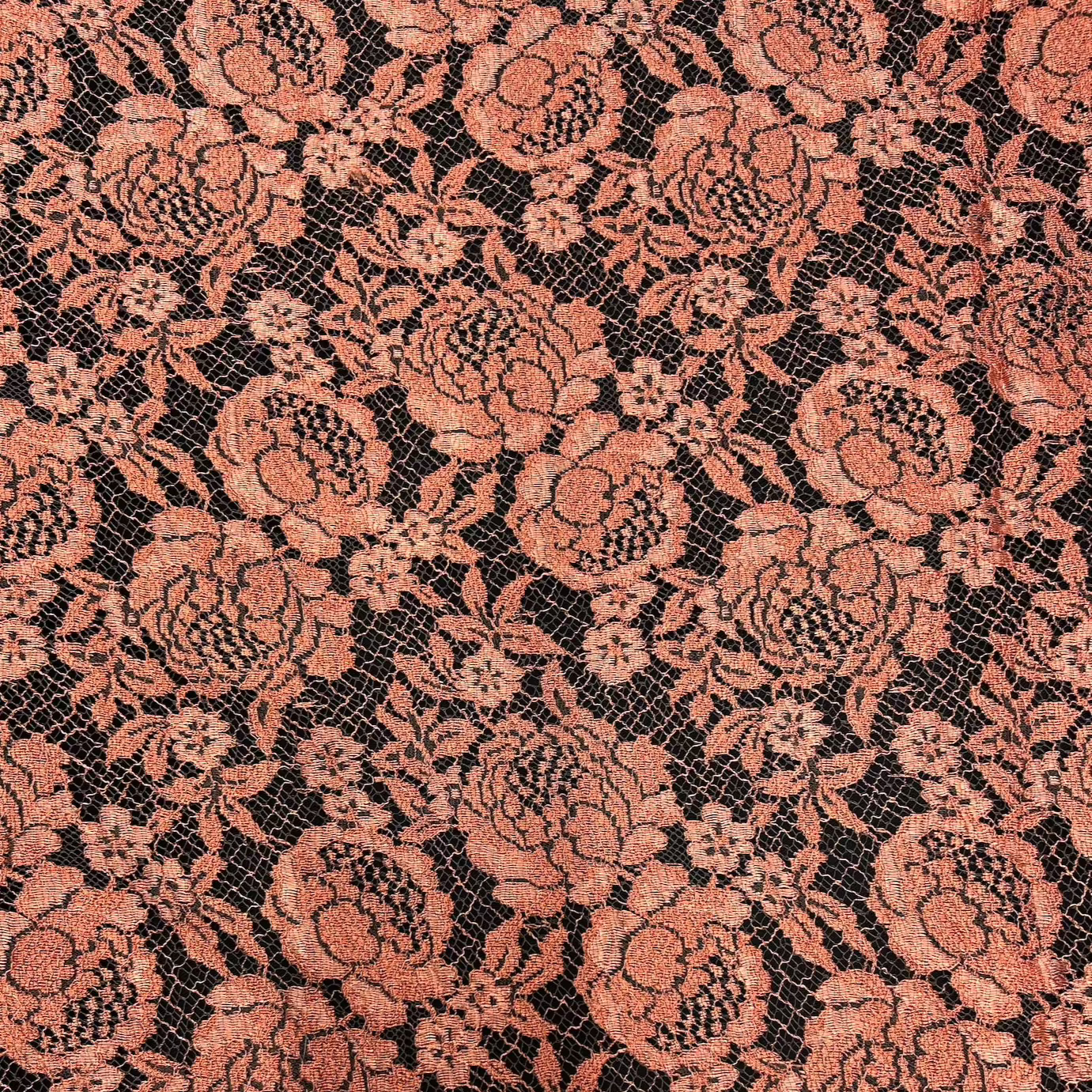 Orange Floral Lace SOL010
